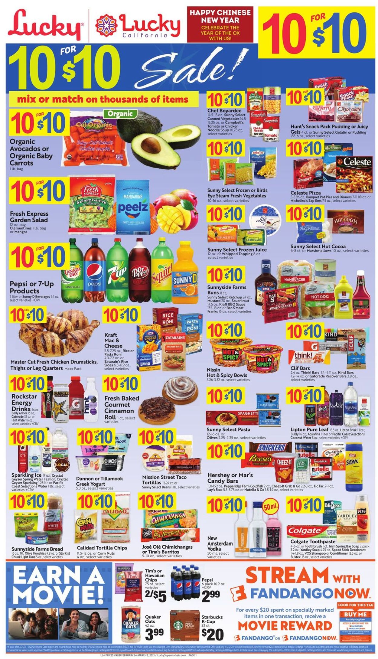 Lucky Supermarkets Weekly Ad Circular - valid 02/24-03/02/2021