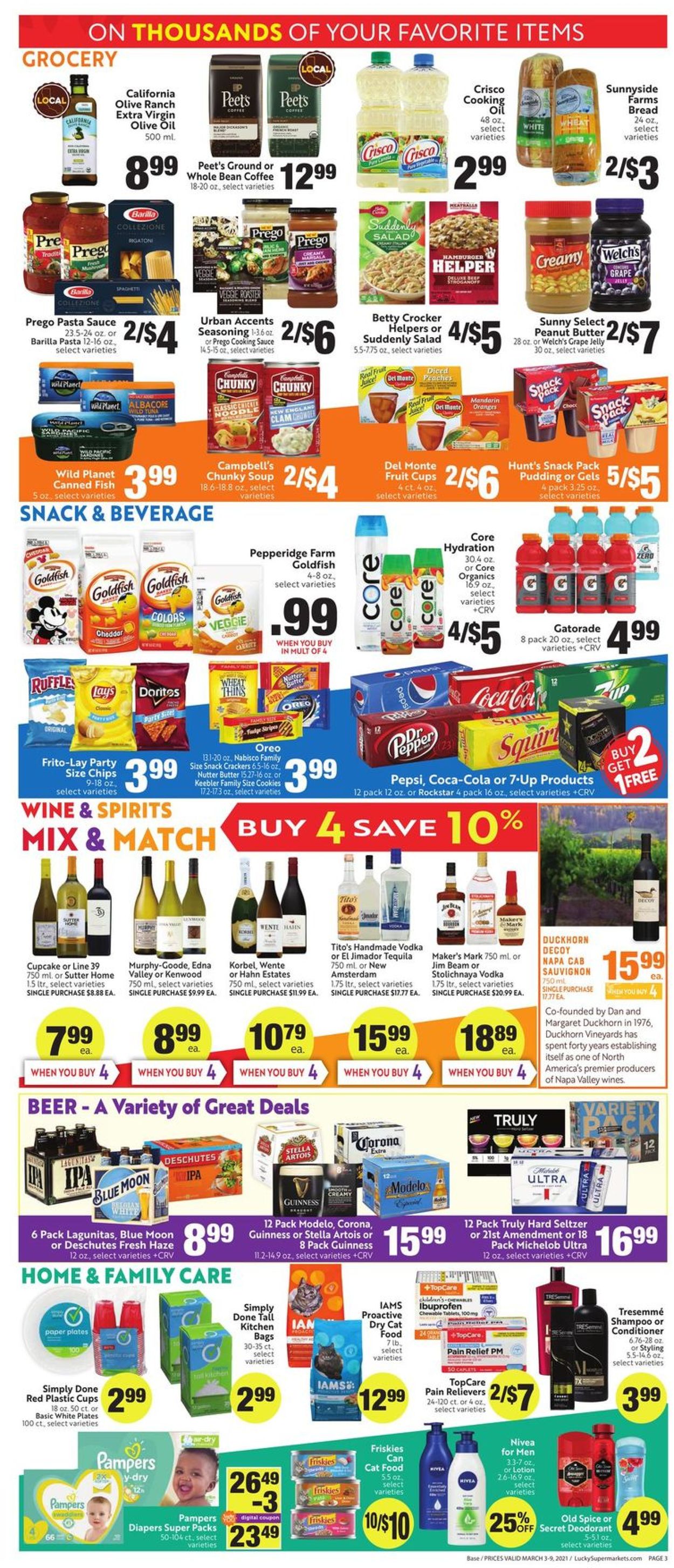 Lucky Supermarkets Weekly Ad Circular - valid 03/03-03/09/2021 (Page 3)