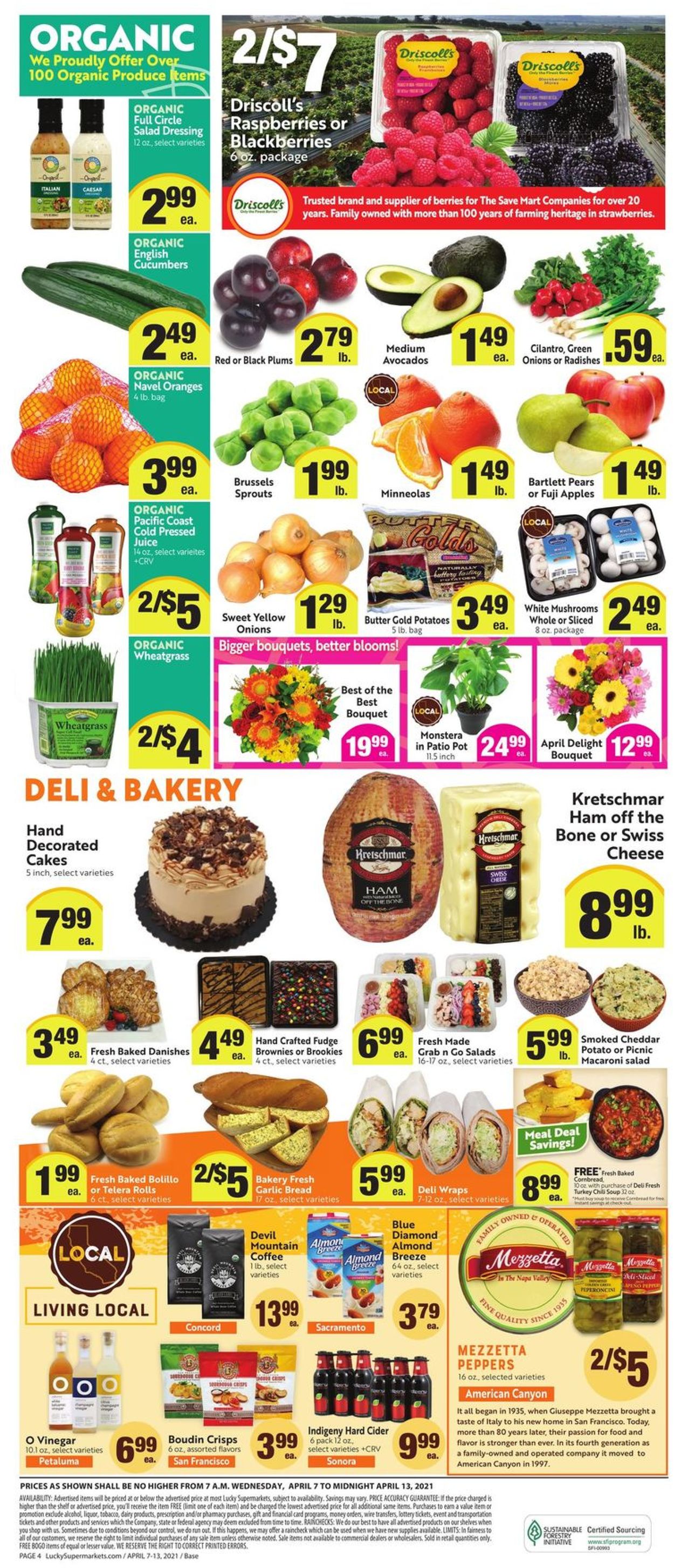 Lucky Supermarkets Weekly Ad Circular - valid 04/07-04/13/2021 (Page 4)
