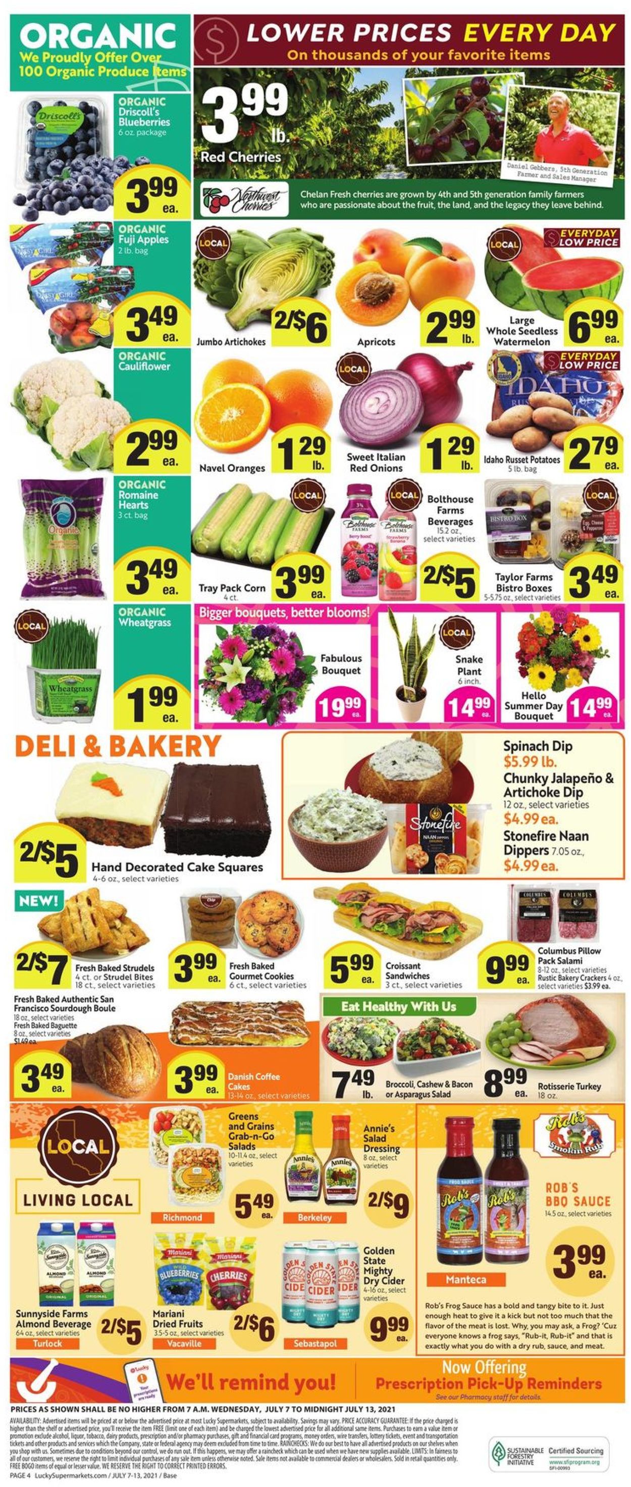 Lucky Supermarkets Weekly Ad Circular - valid 07/07-07/13/2021 (Page 4)