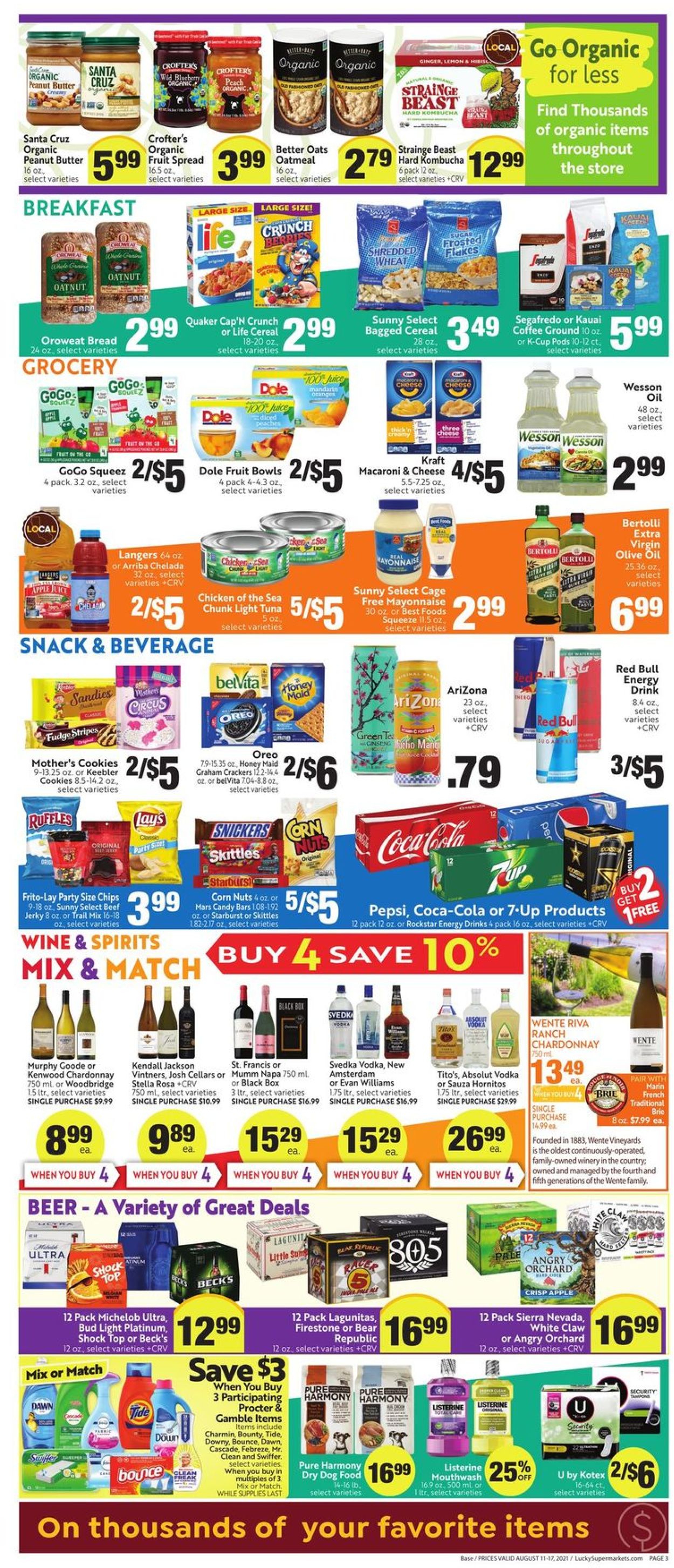 Lucky Supermarkets Weekly Ad Circular - valid 08/11-08/17/2021 (Page 3)