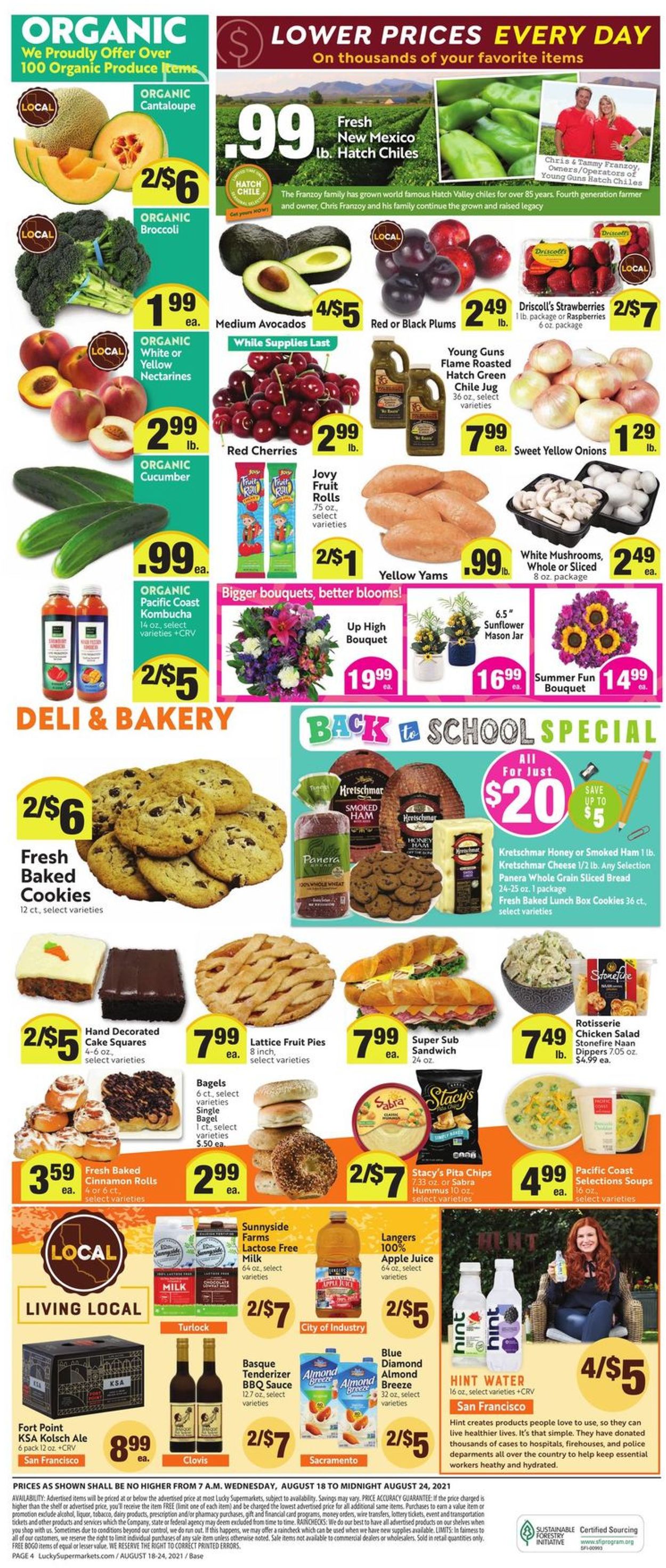 Lucky Supermarkets Weekly Ad Circular - valid 08/18-08/24/2021 (Page 4)