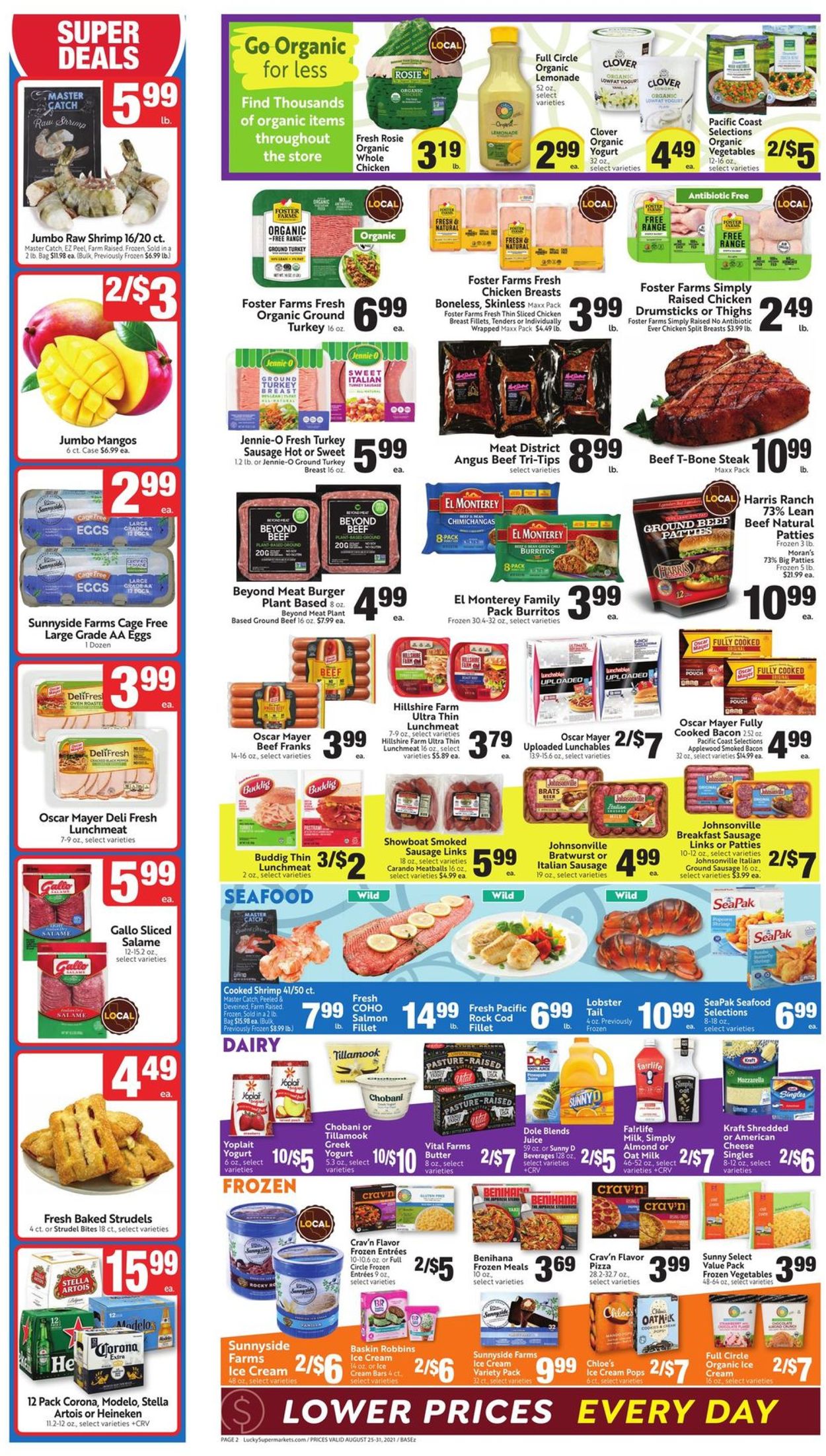 Lucky Supermarkets Weekly Ad Circular - valid 08/25-08/31/2021 (Page 2)