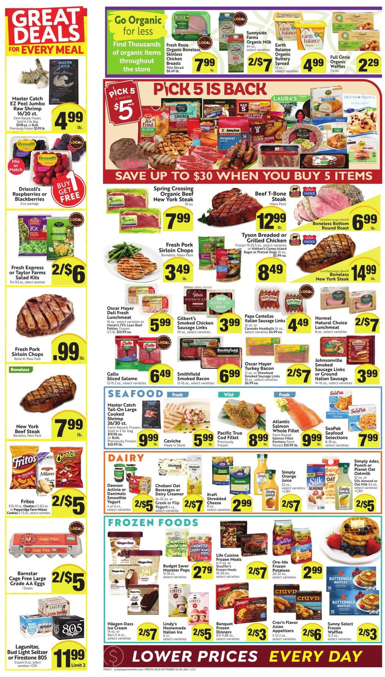 Lucky Supermarkets Weekly Ad Circular - valid 09/22-09/28/2021 (Page 2)