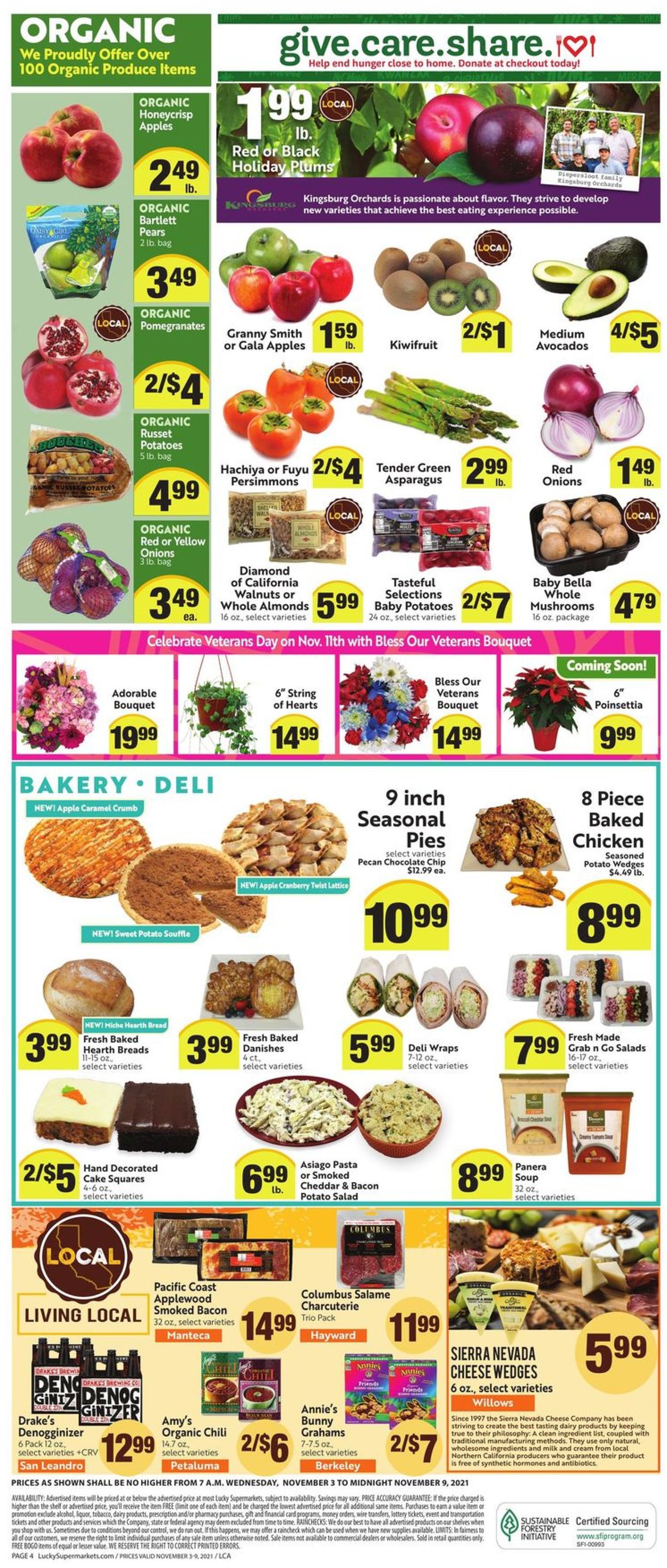 Lucky Supermarkets Weekly Ad Circular - valid 11/03-11/09/2021 (Page 4)