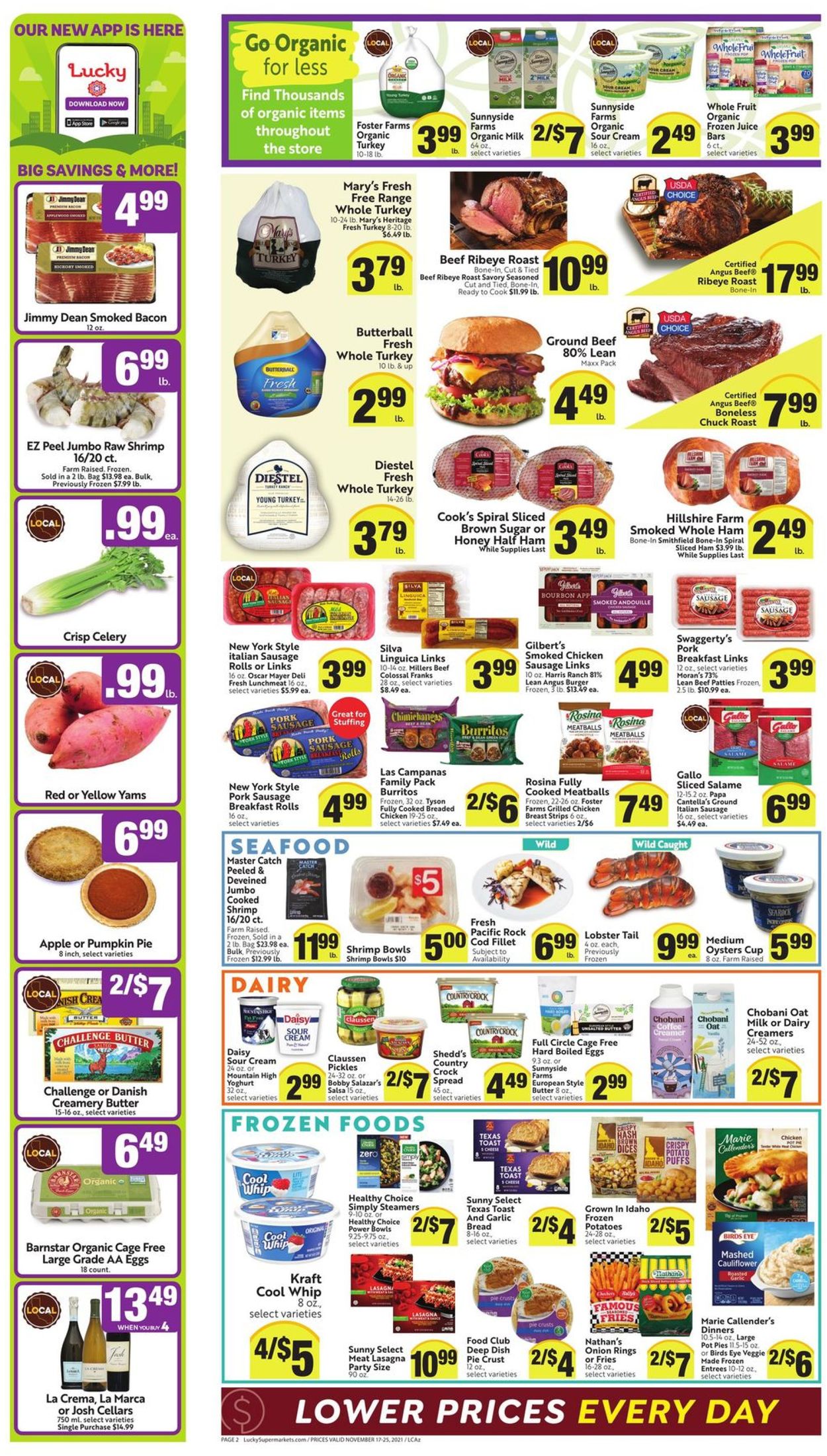 Lucky Supermarkets THANKSGIVING 2021 Weekly Ad Circular - valid 11/17-11/25/2021 (Page 2)
