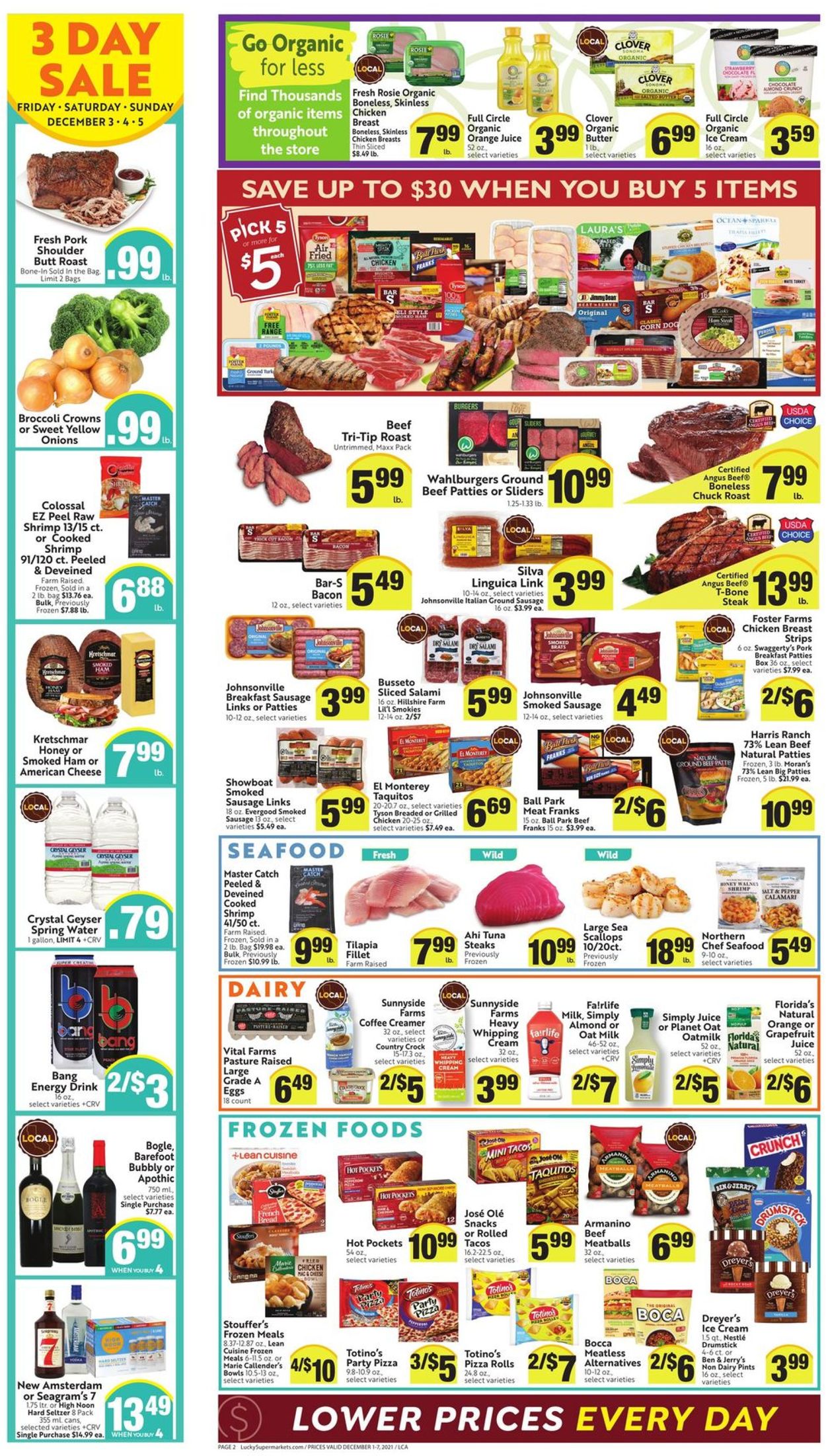 Lucky Supermarkets CHRISTMAS 2021 Weekly Ad Circular - valid 12/01-12/07/2021 (Page 2)