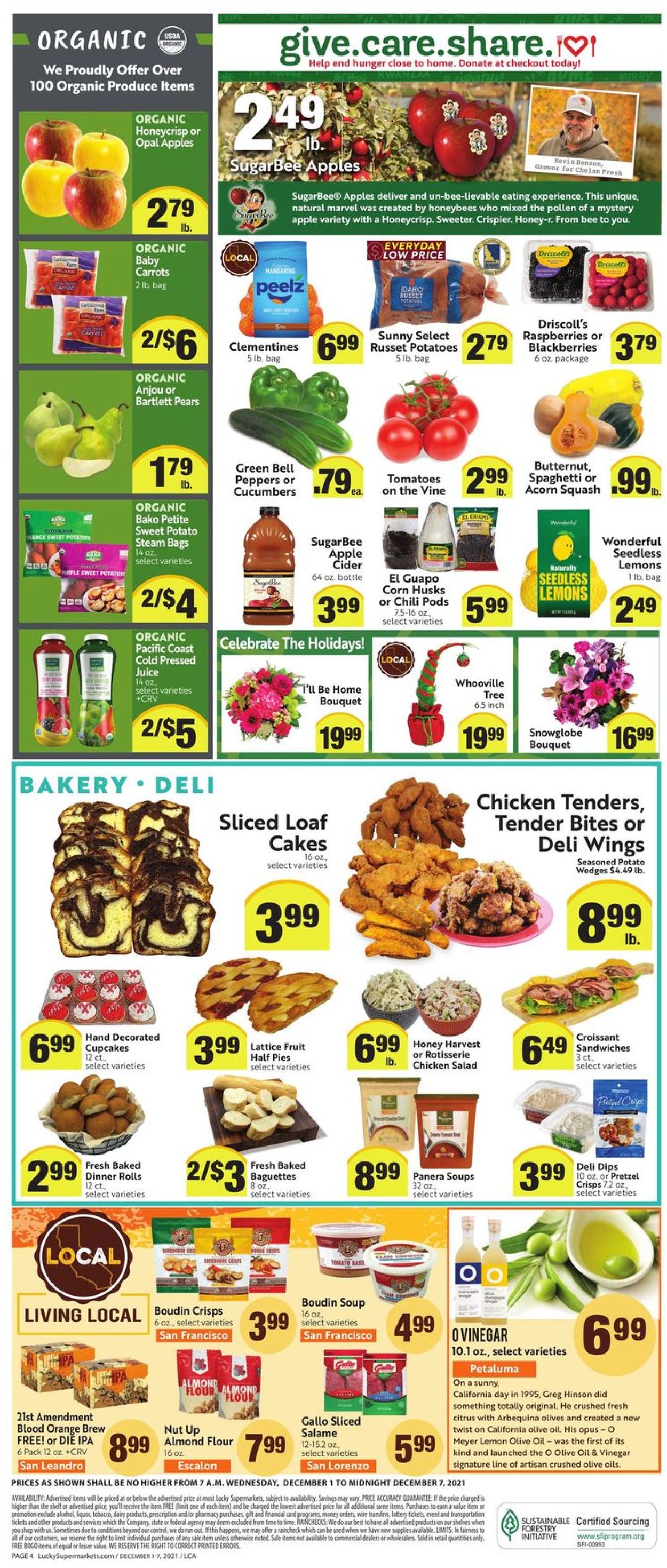 Lucky Supermarkets CHRISTMAS 2021 Weekly Ad Circular - valid 12/01-12/07/2021 (Page 4)