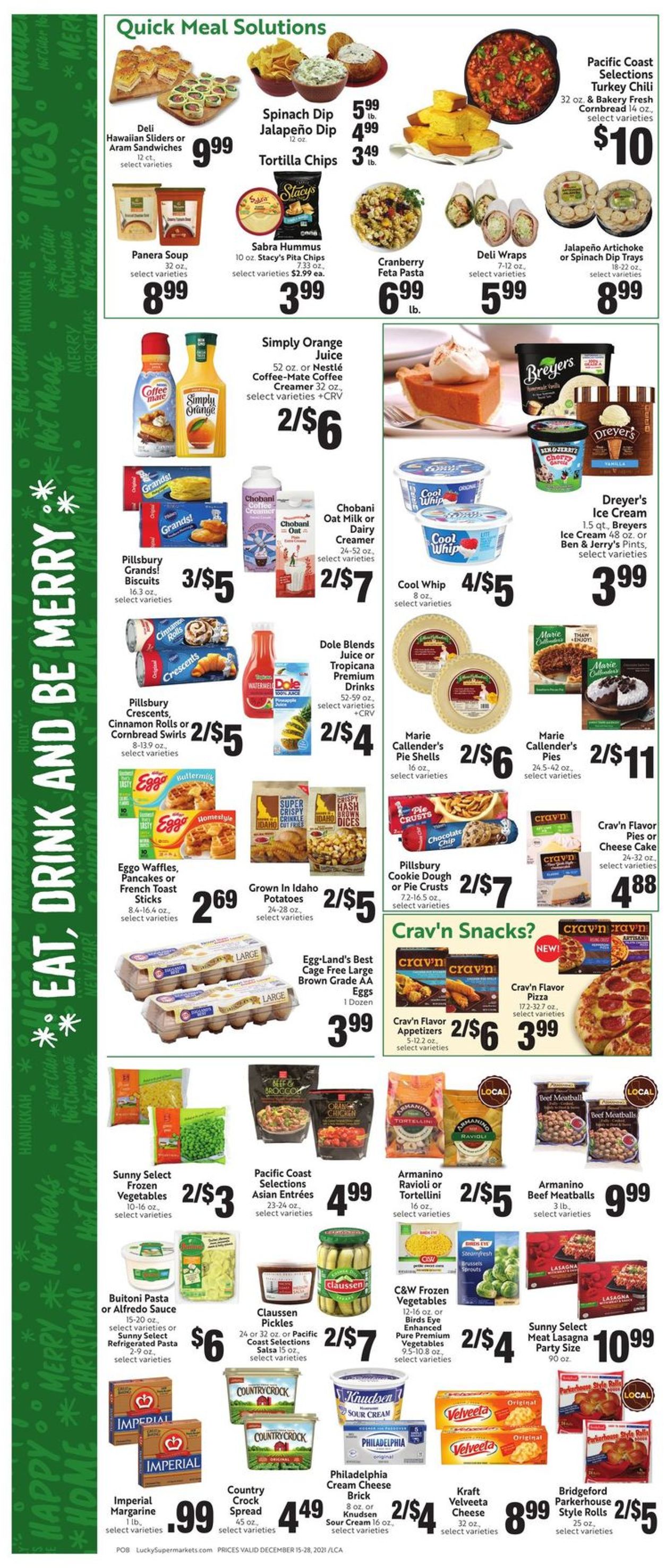 Lucky Supermarkets CHRISTMAS 2021 Weekly Ad Circular - valid 12/15-12/28/2021 (Page 6)