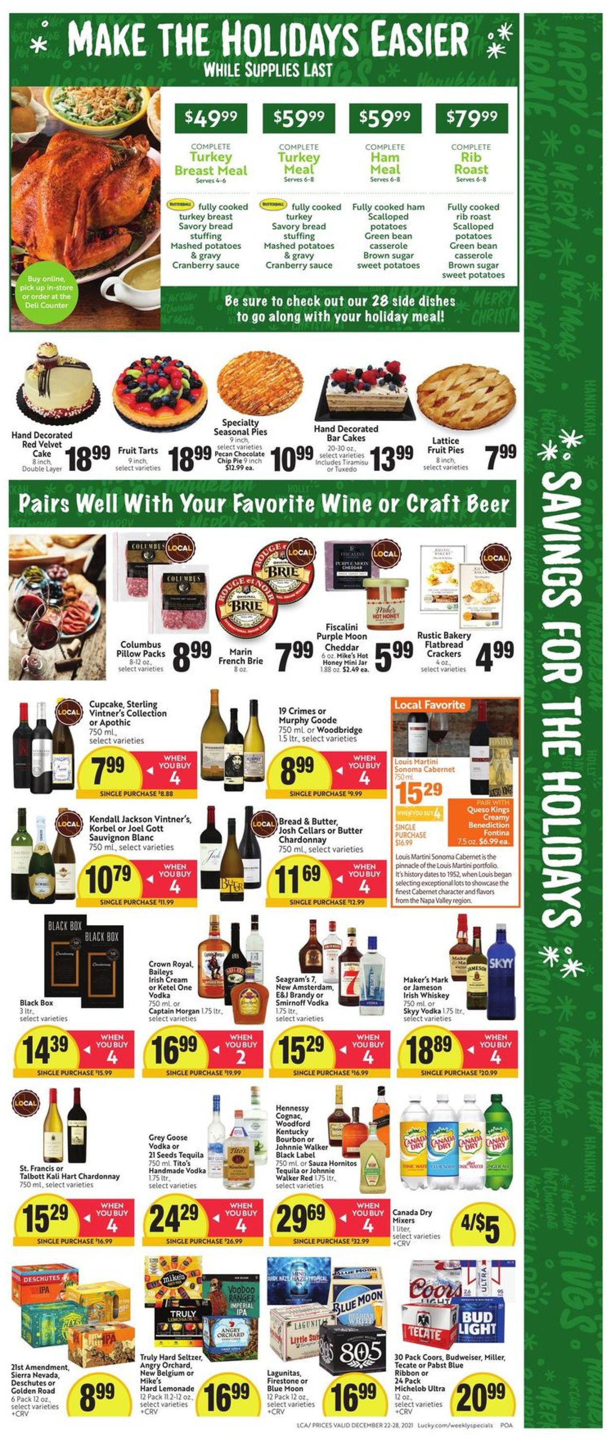 Lucky Supermarkets CHRISTMAS 2021 Weekly Ad Circular - valid 12/22-12/28/2021 (Page 5)