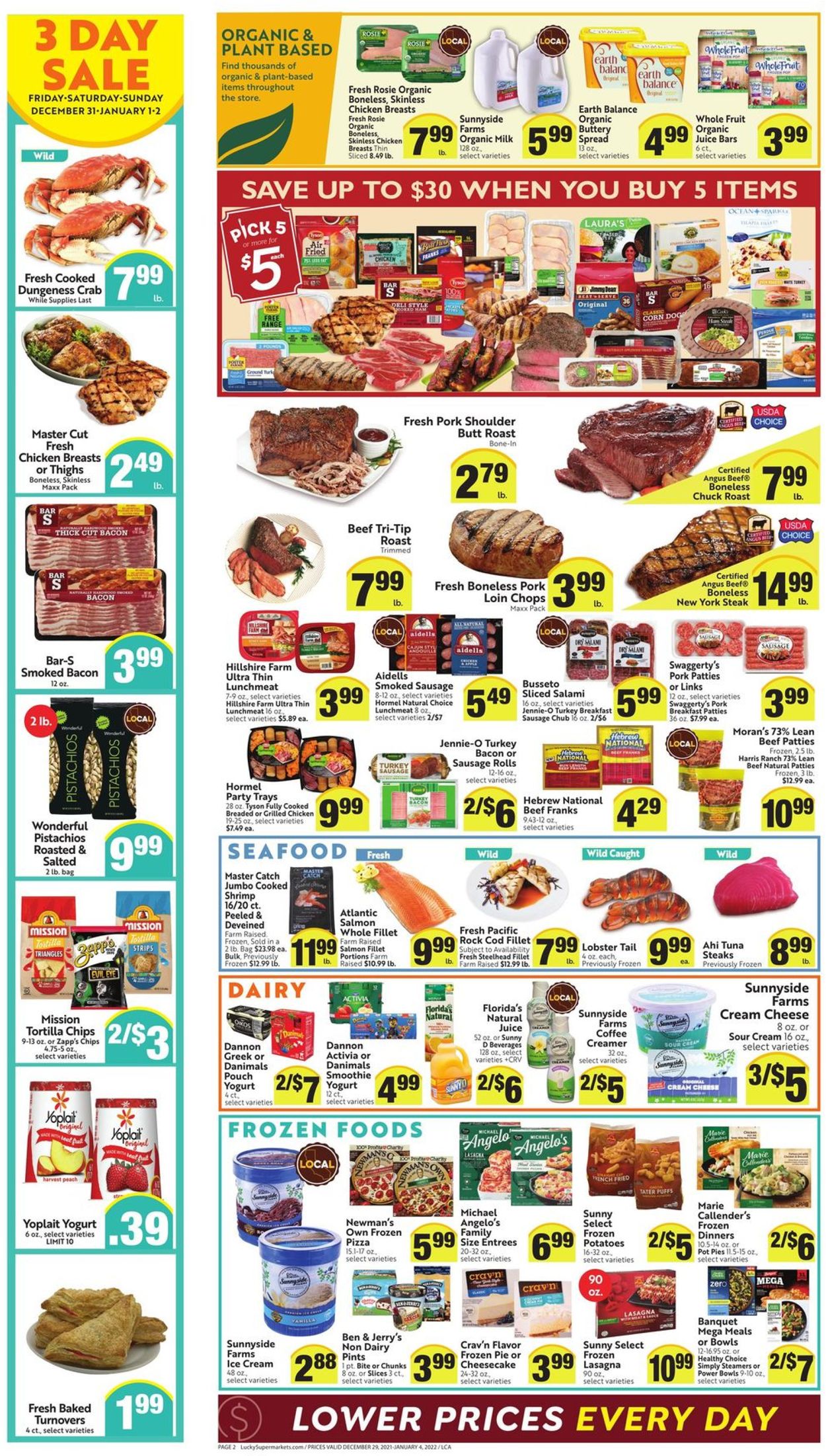 Lucky Supermarkets Weekly Ad Circular - valid 12/29-01/04/2022 (Page 2)
