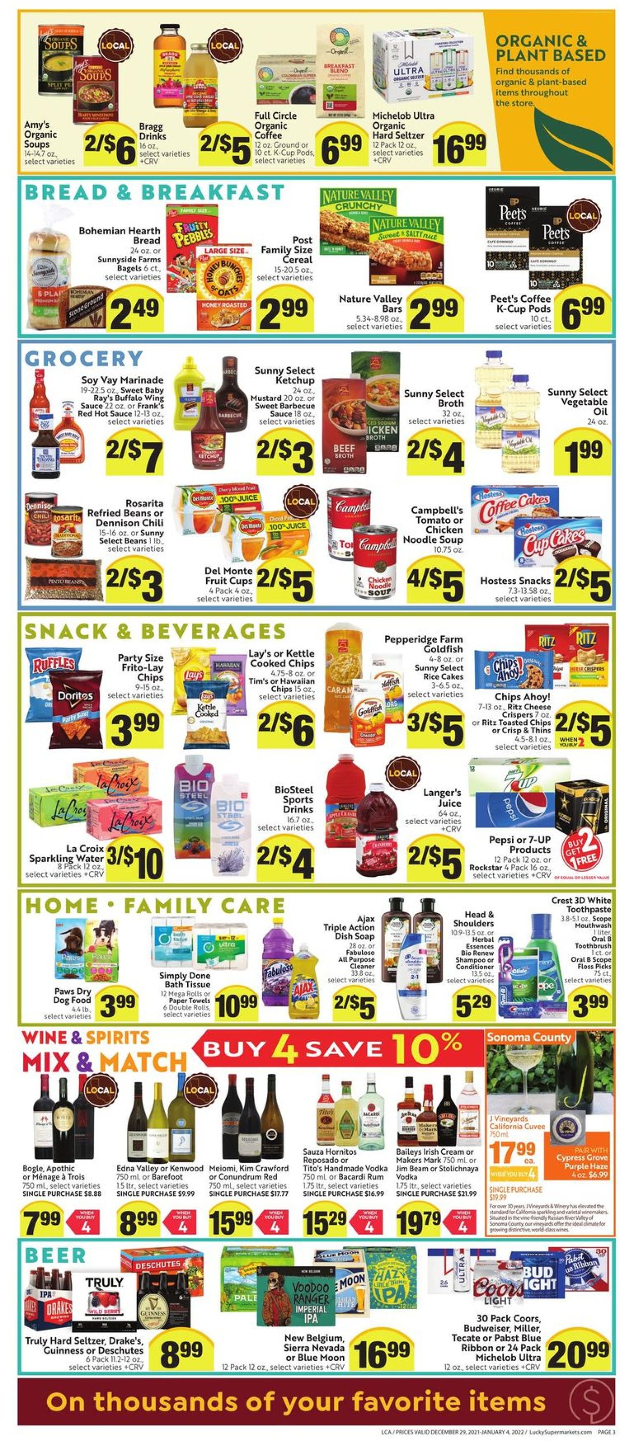 Lucky Supermarkets Weekly Ad Circular - valid 12/29-01/04/2022 (Page 3)