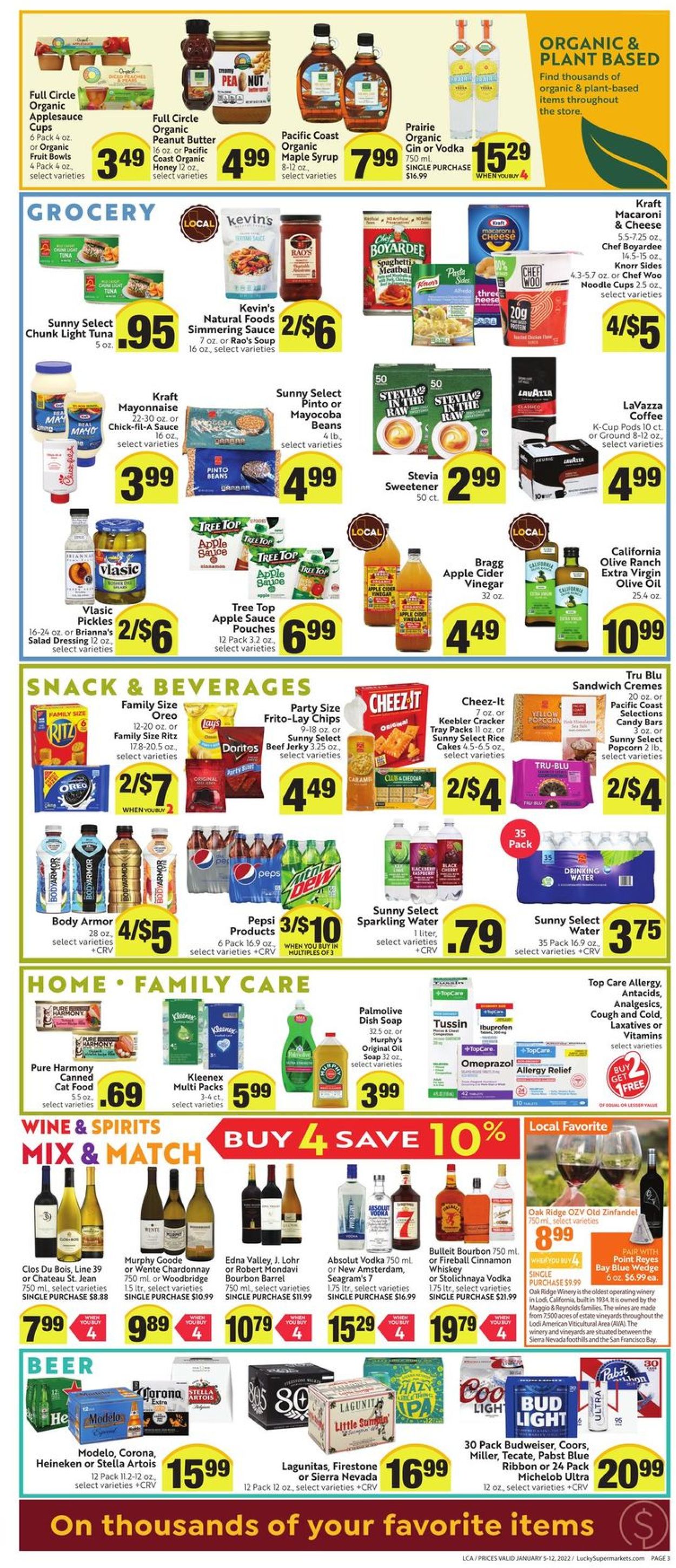 Lucky Supermarkets Weekly Ad Circular - valid 01/05-01/11/2022 (Page 3)