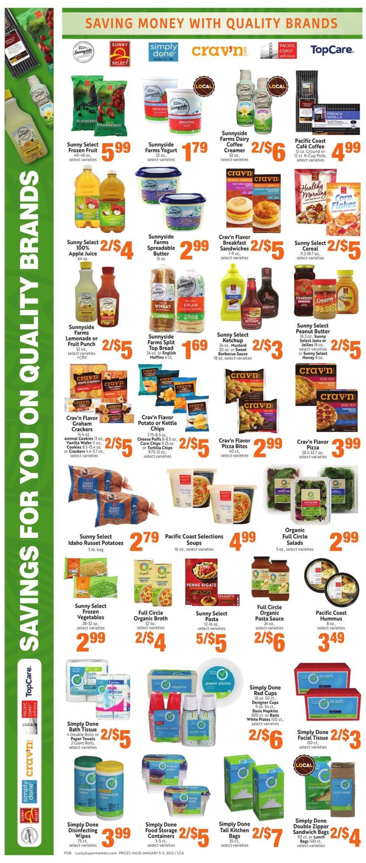 Lucky Supermarkets Weekly Ad Circular - valid 01/05-01/11/2022 (Page 6)