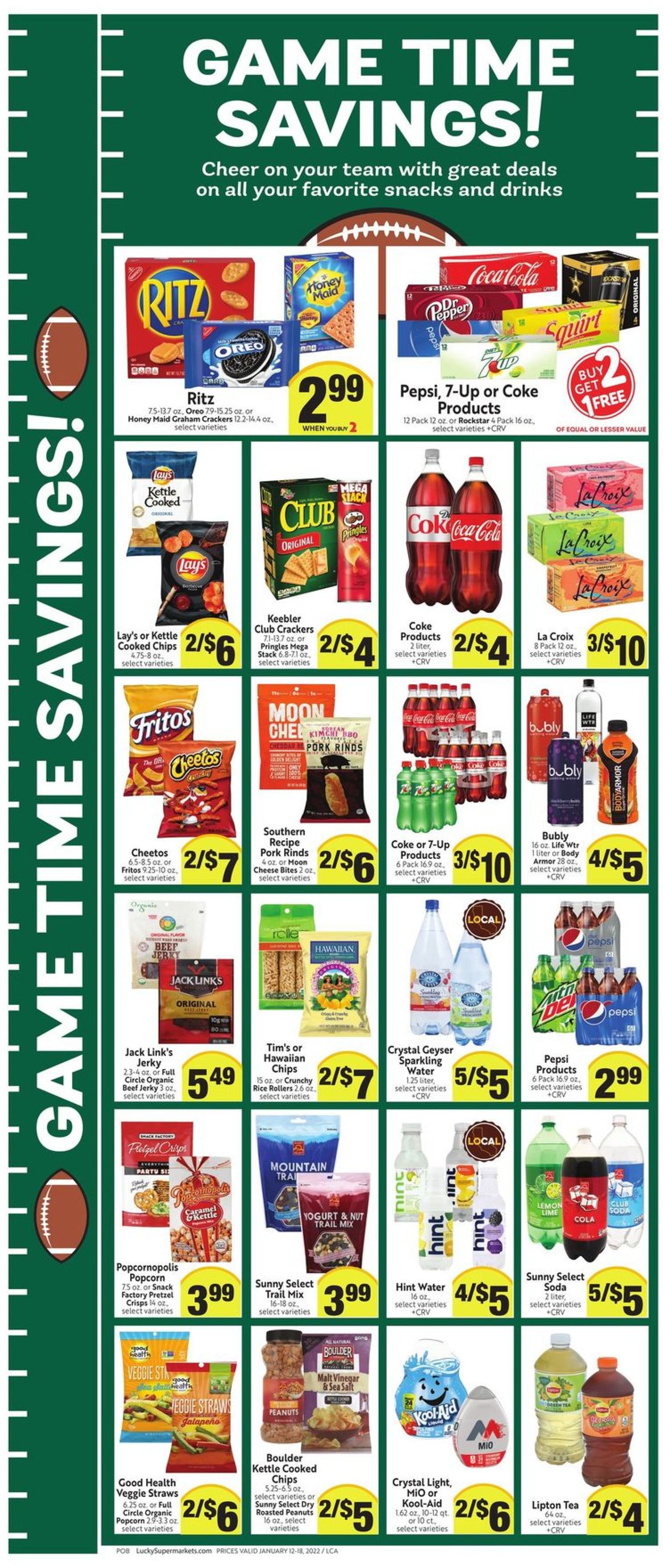 Lucky Supermarkets Weekly Ad Circular - valid 01/12-01/18/2022 (Page 6)
