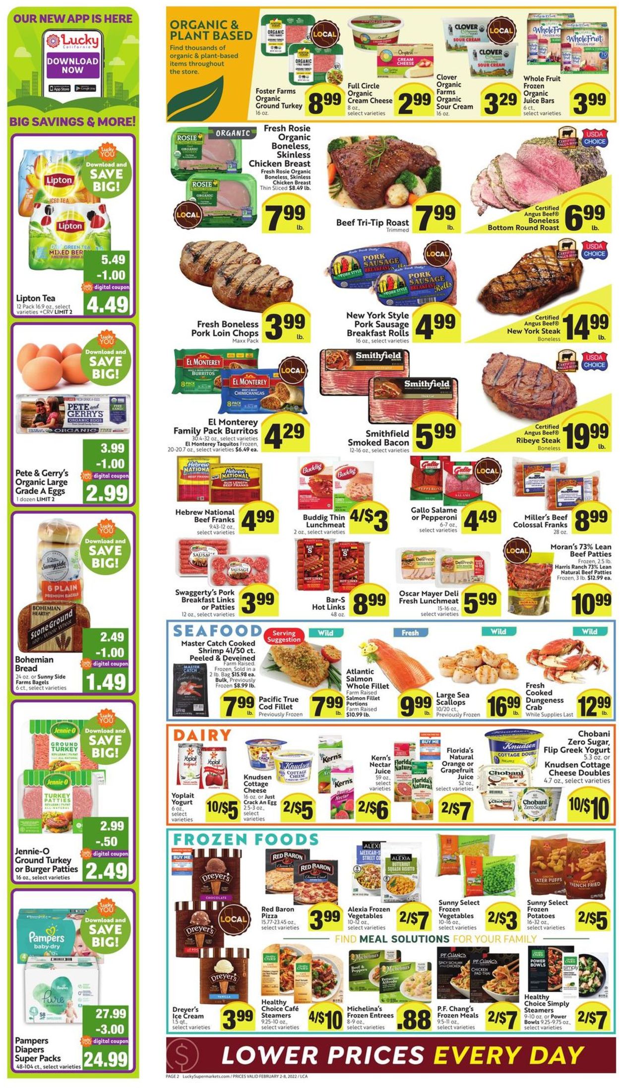 Lucky Supermarkets Weekly Ad Circular - valid 02/02-02/08/2022 (Page 2)
