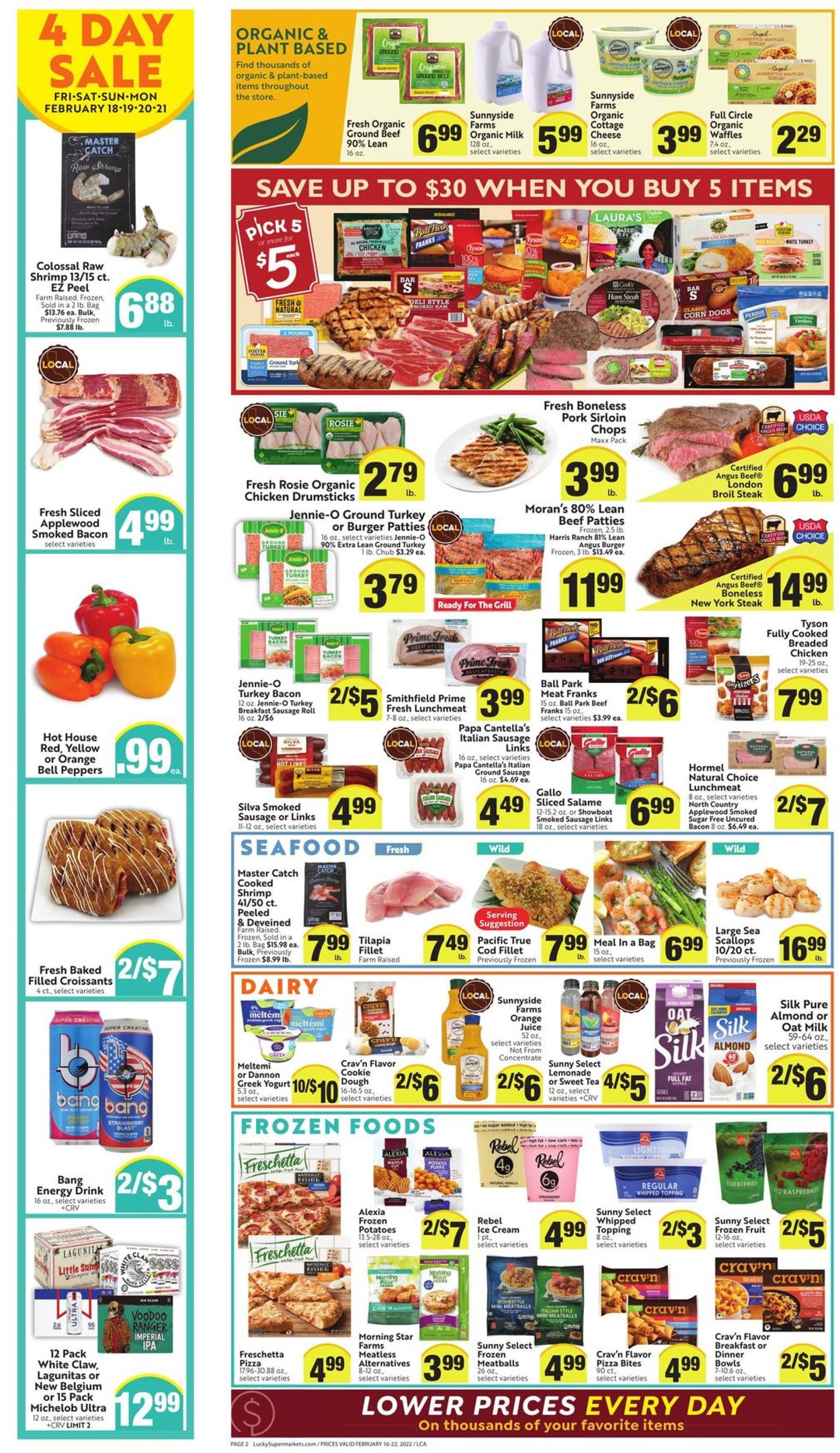 Lucky Supermarkets Weekly Ad Circular - valid 02/16-02/22/2022 (Page 2)