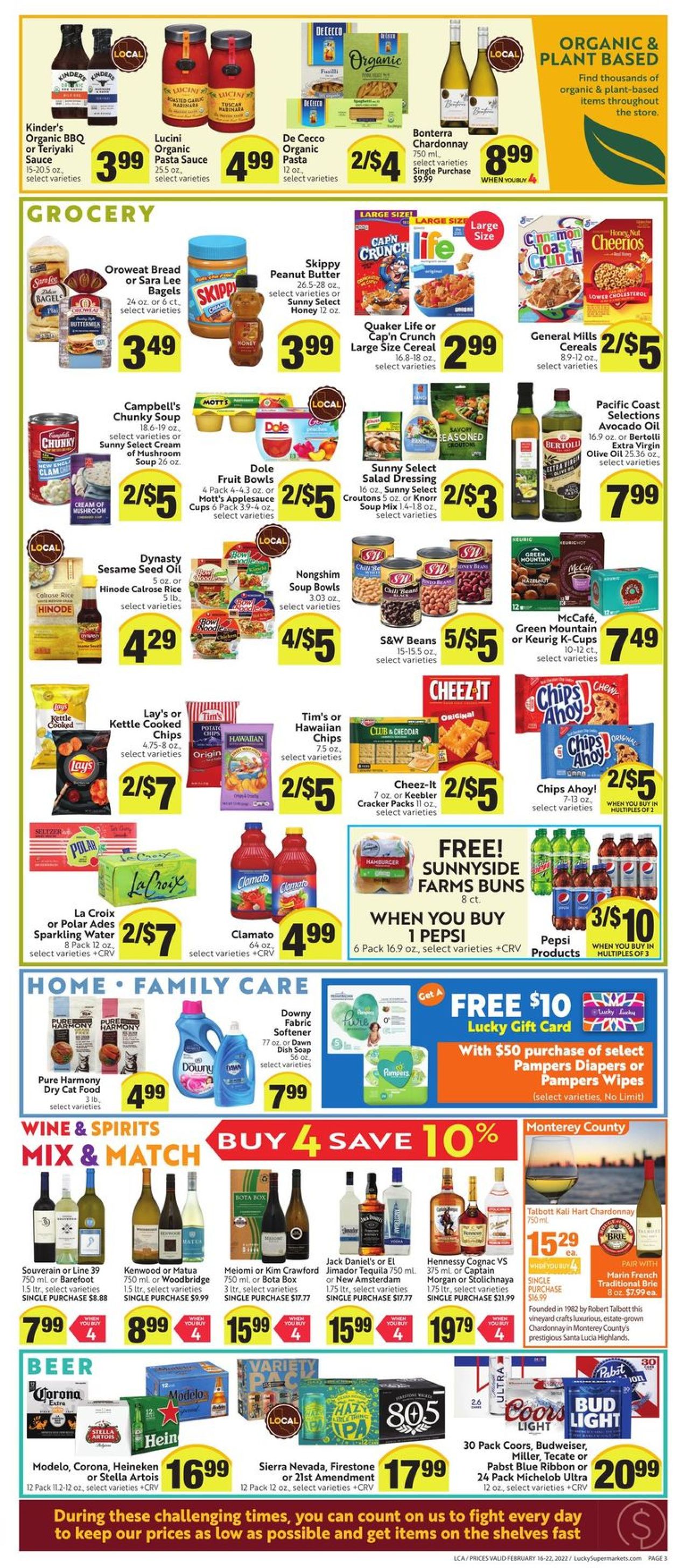 Lucky Supermarkets Weekly Ad Circular - valid 02/16-02/22/2022 (Page 3)