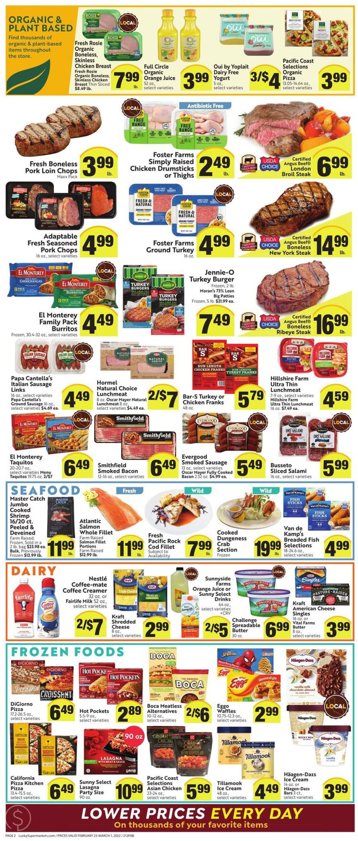 Lucky Supermarkets Weekly Ad Circular - valid 02/23-03/01/2022 (Page 2)