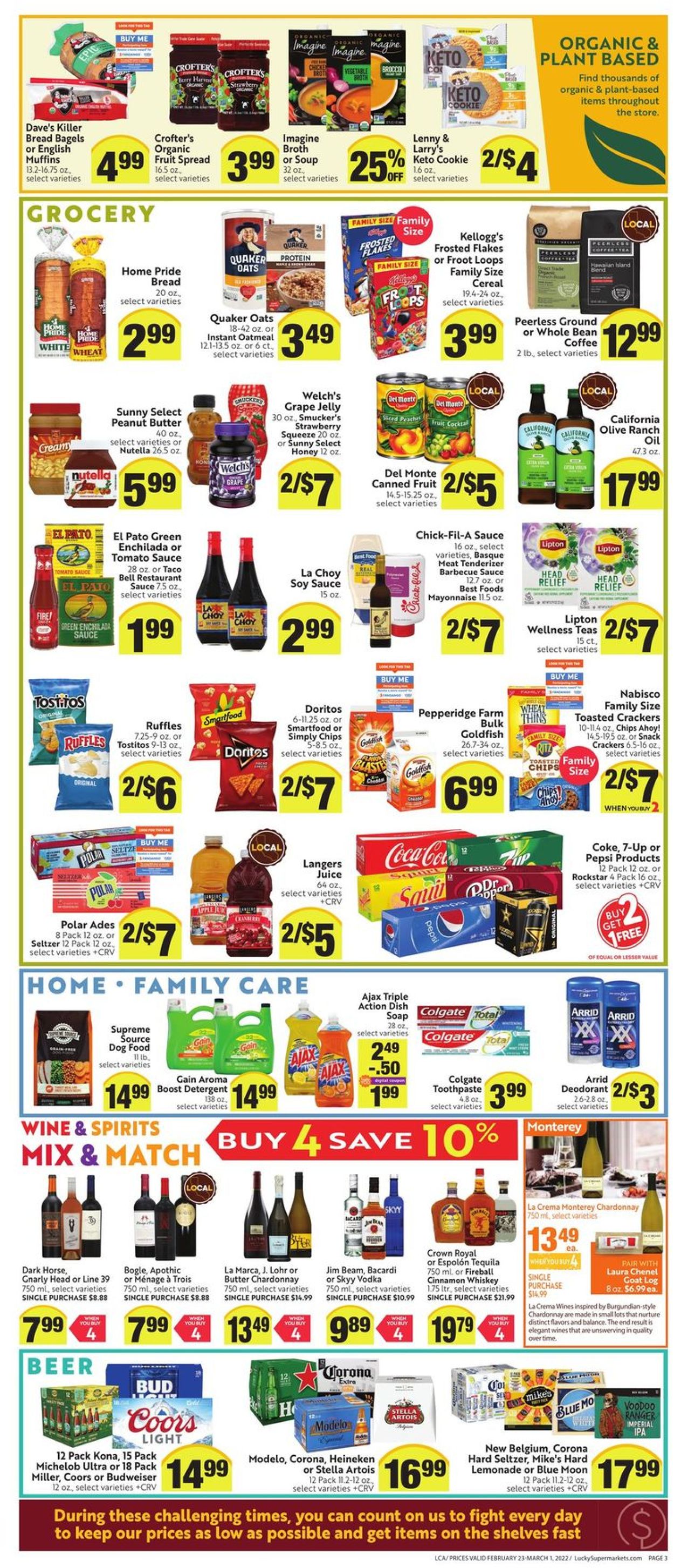 Lucky Supermarkets Weekly Ad Circular - valid 02/23-03/01/2022 (Page 3)