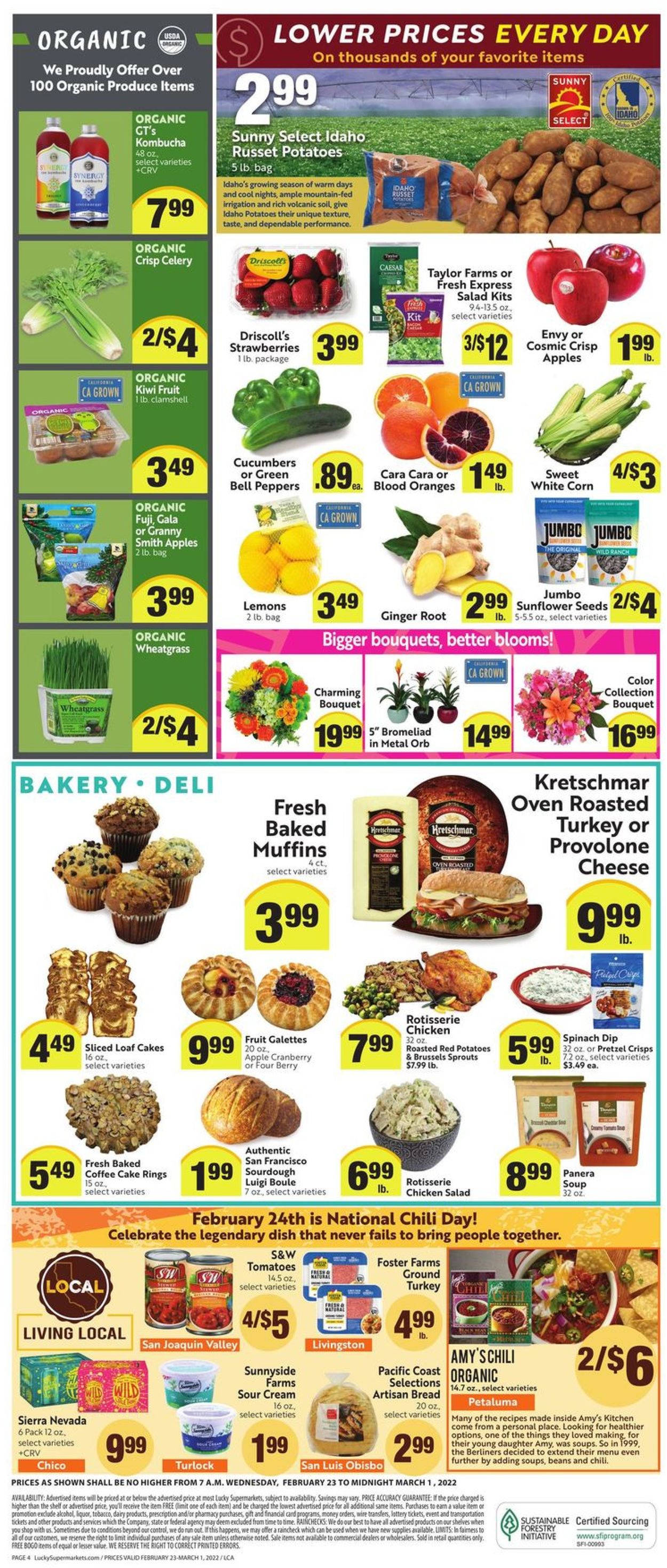 Lucky Supermarkets Weekly Ad Circular - valid 02/23-03/01/2022 (Page 4)