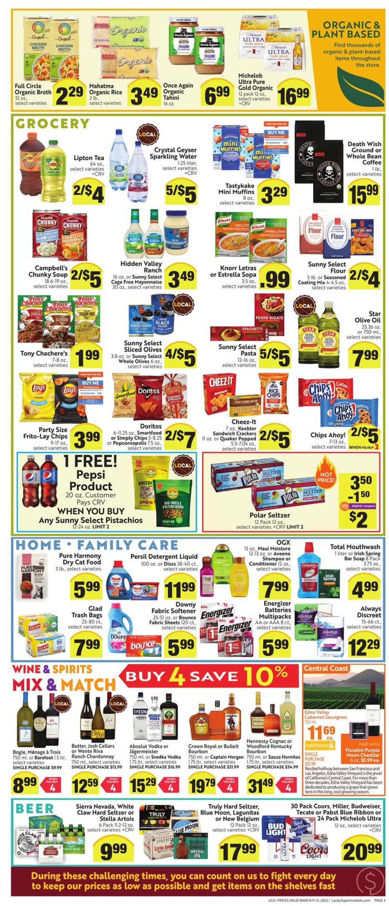 Lucky Supermarkets Weekly Ad Circular - valid 03/09-03/15/2022 (Page 3)