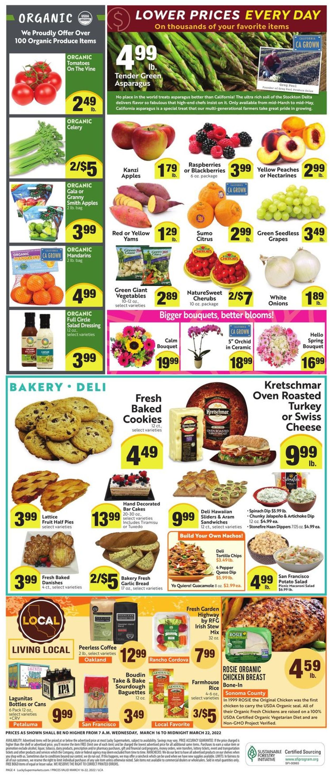 Lucky Supermarkets Weekly Ad Circular - valid 03/16-03/22/2022 (Page 4)