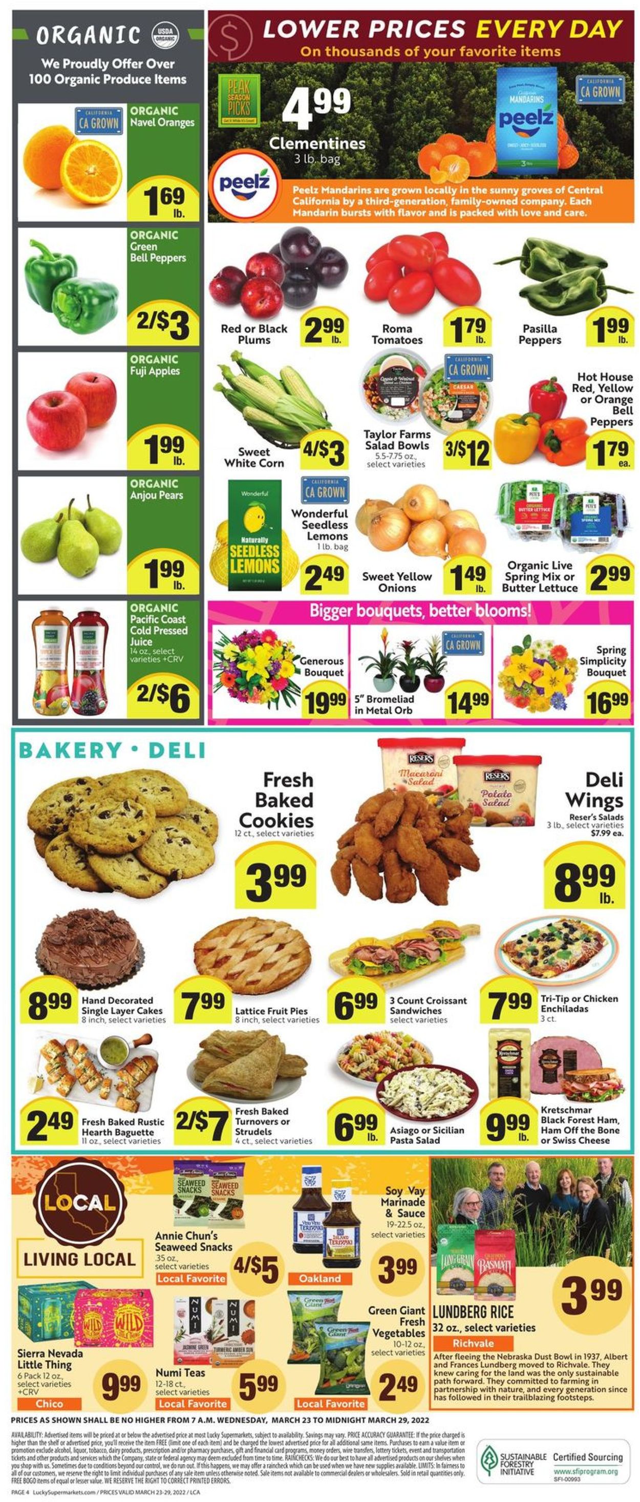 Lucky Supermarkets Weekly Ad Circular - valid 03/23-03/29/2022 (Page 4)
