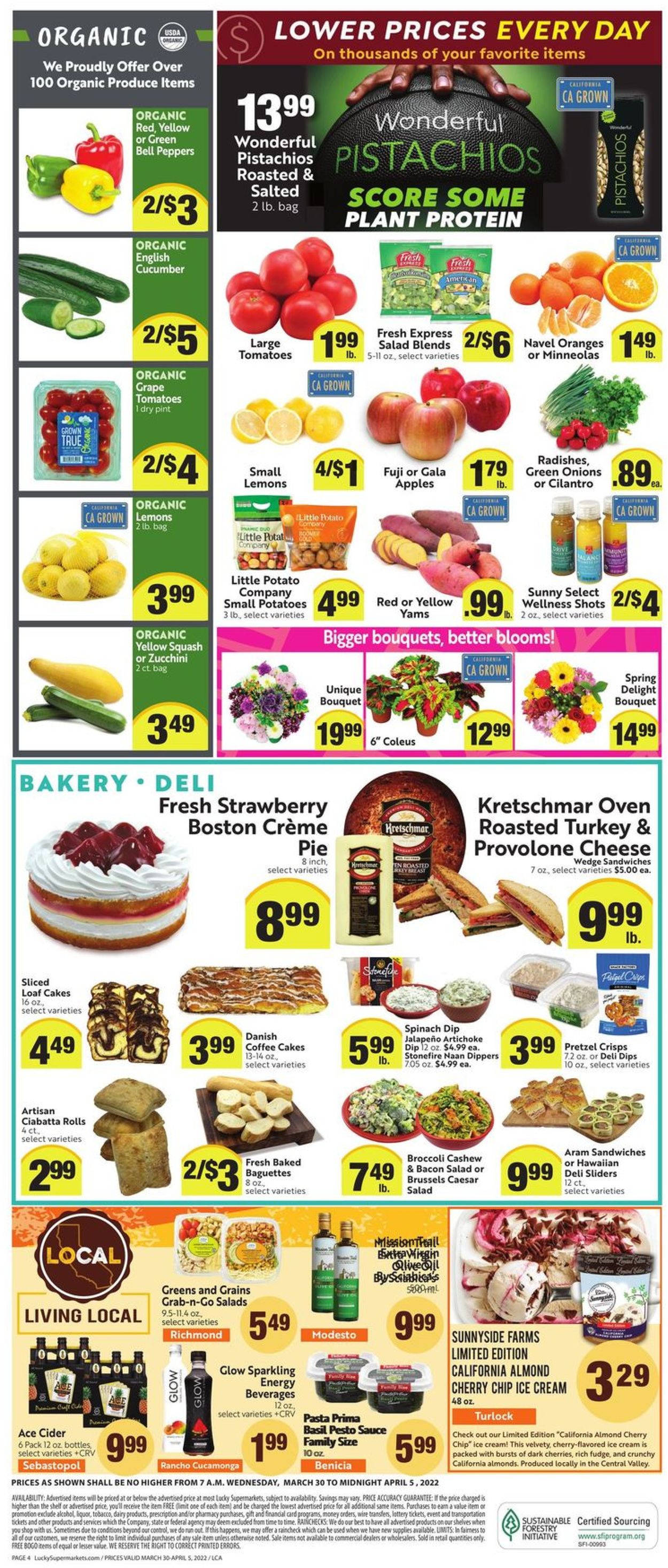 Lucky Supermarkets Weekly Ad Circular - valid 03/30-04/05/2022 (Page 4)