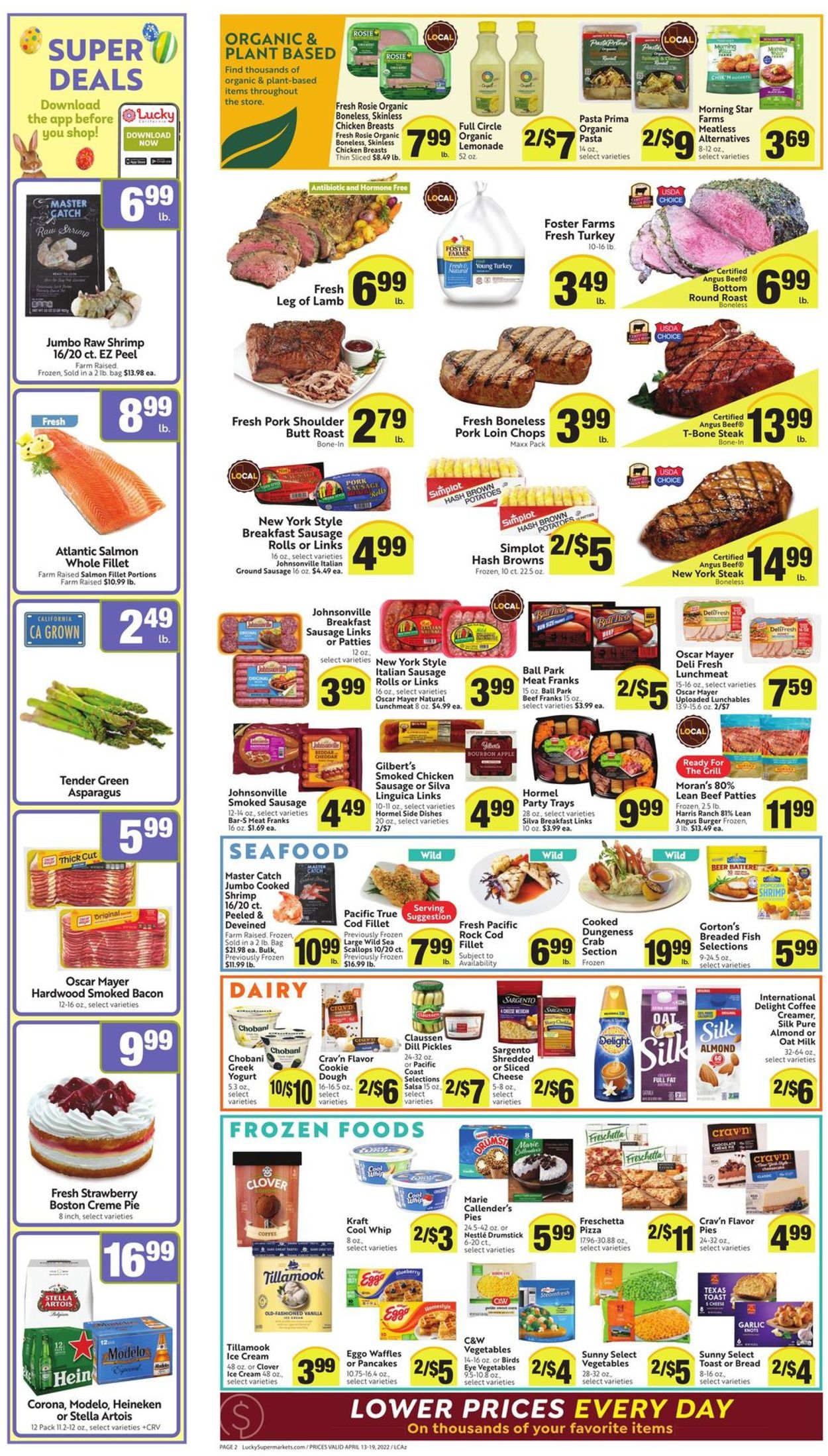 Lucky Supermarkets EASTER 2022 Weekly Ad Circular - valid 04/13-04/19/2022 (Page 2)