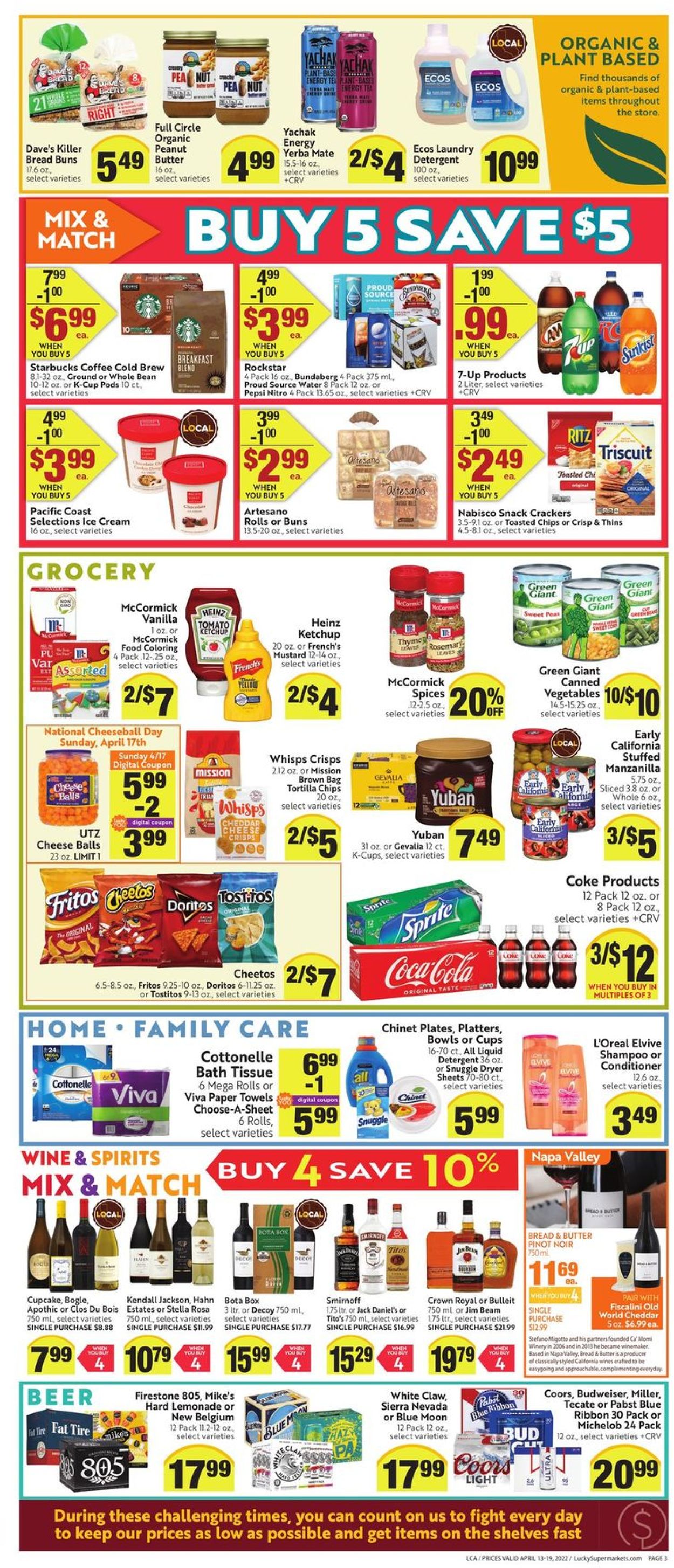 Lucky Supermarkets EASTER 2022 Weekly Ad Circular - valid 04/13-04/19/2022 (Page 3)