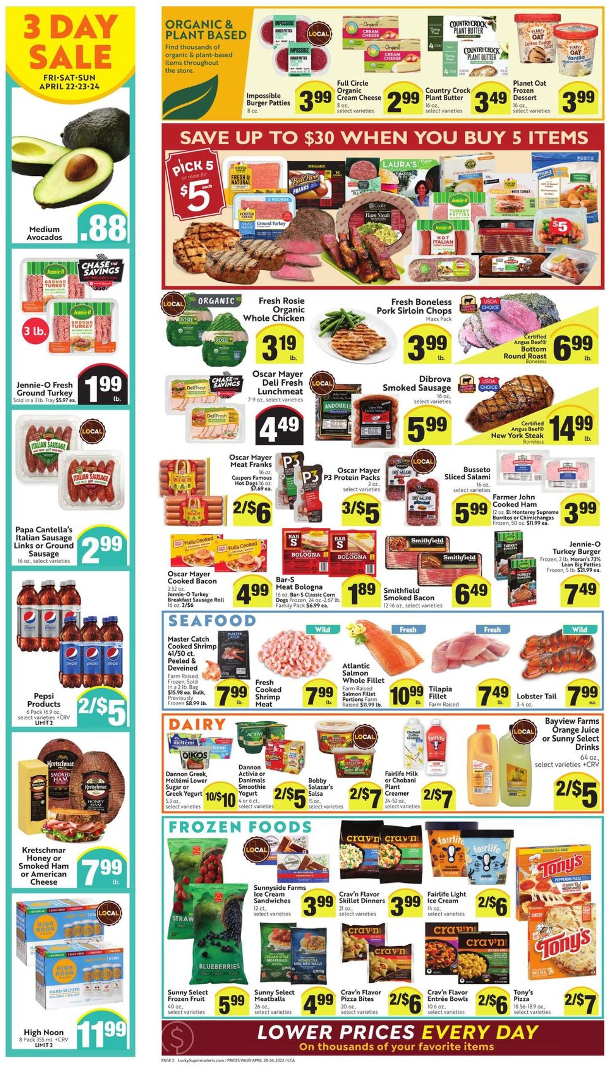 Lucky Supermarkets Weekly Ad Circular - valid 04/20-04/26/2022 (Page 2)