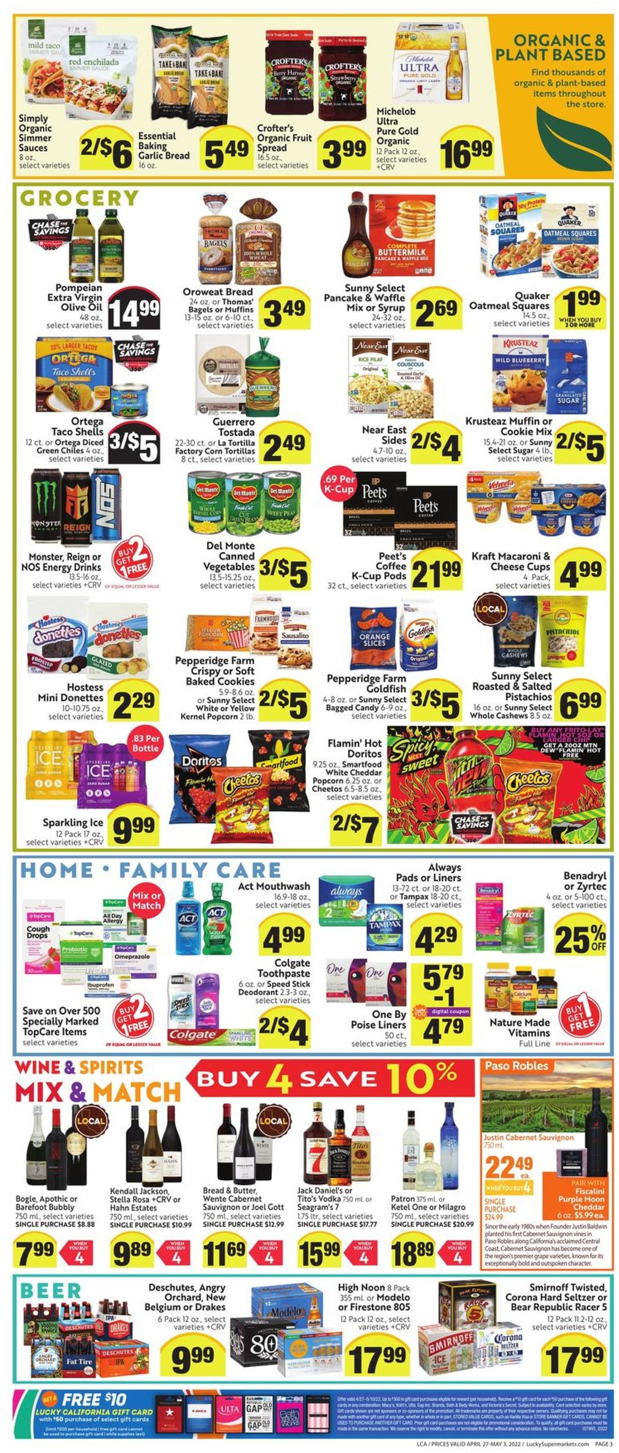 Lucky Supermarkets Weekly Ad Circular - valid 04/27-05/03/2022 (Page 3)