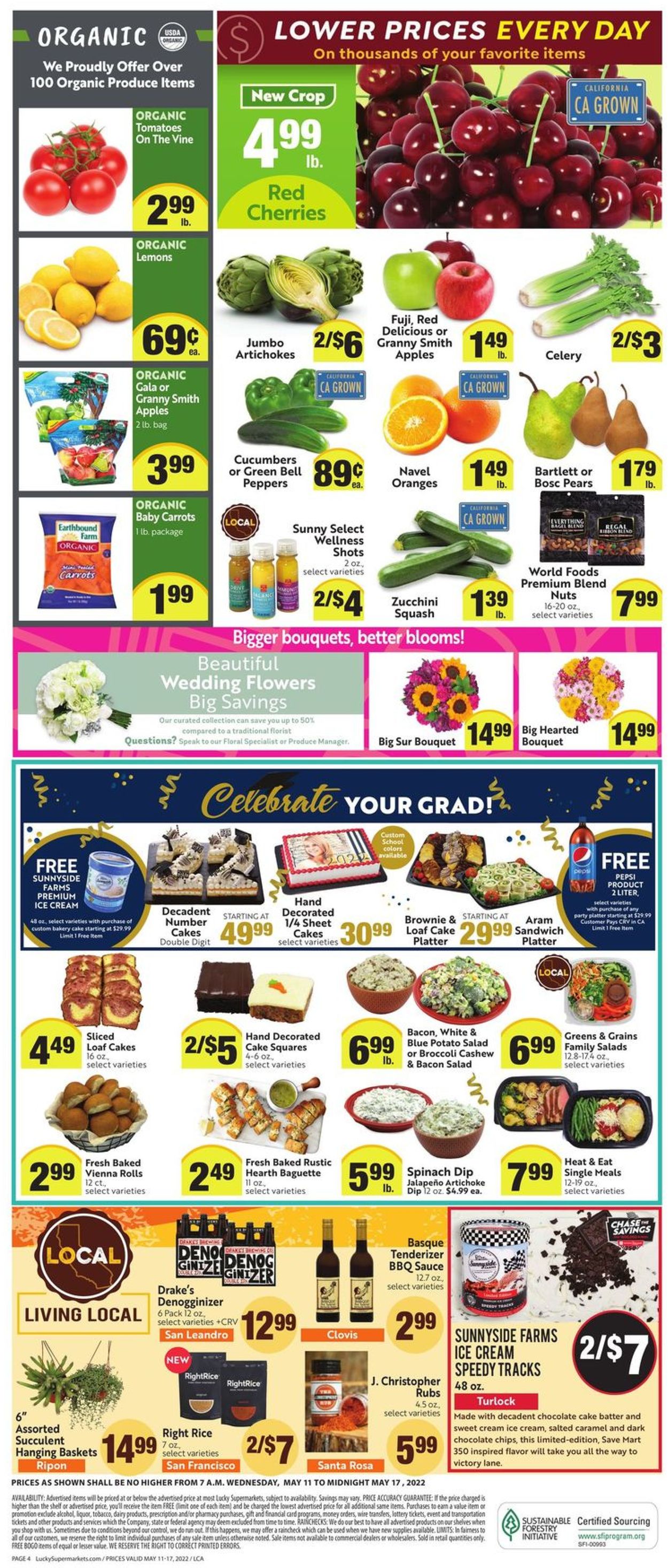 Lucky Supermarkets Weekly Ad Circular - valid 05/11-05/17/2022 (Page 4)
