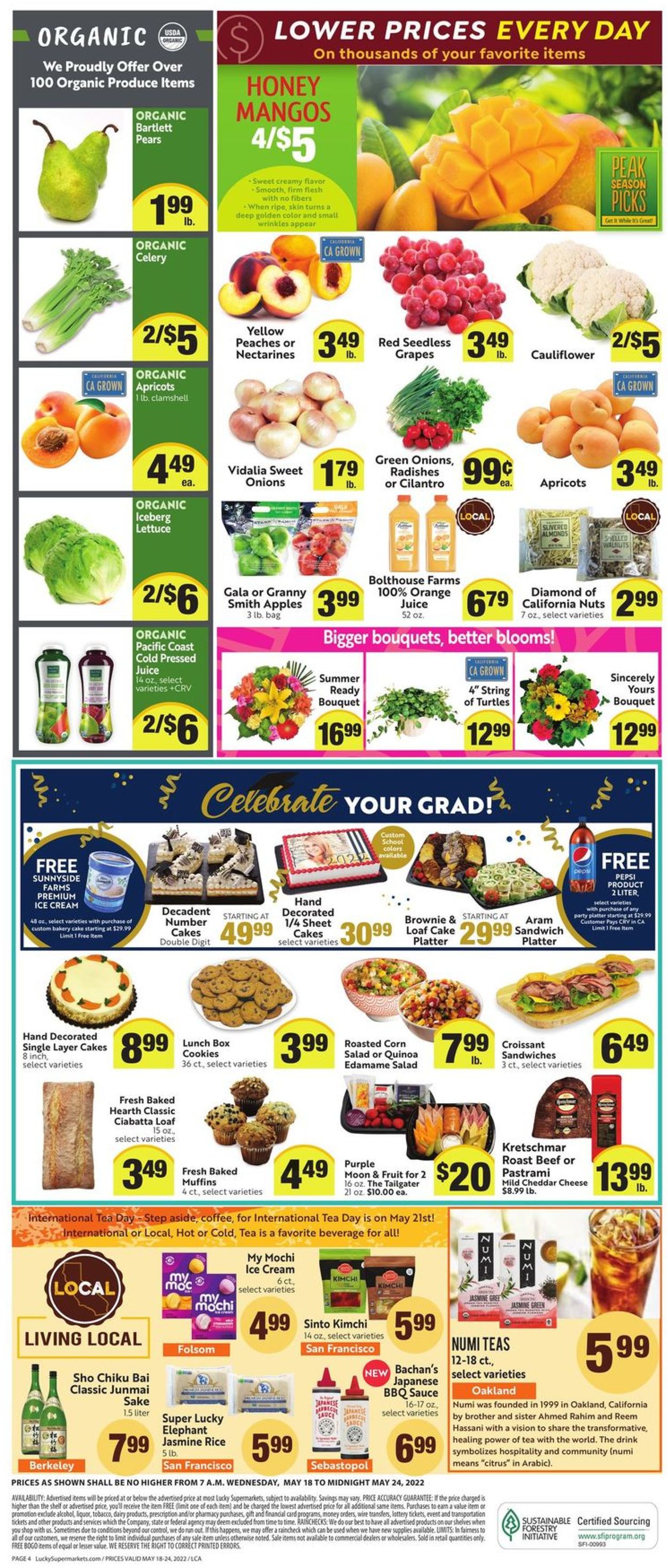 Lucky Supermarkets Weekly Ad Circular - valid 05/18-05/24/2022 (Page 4)