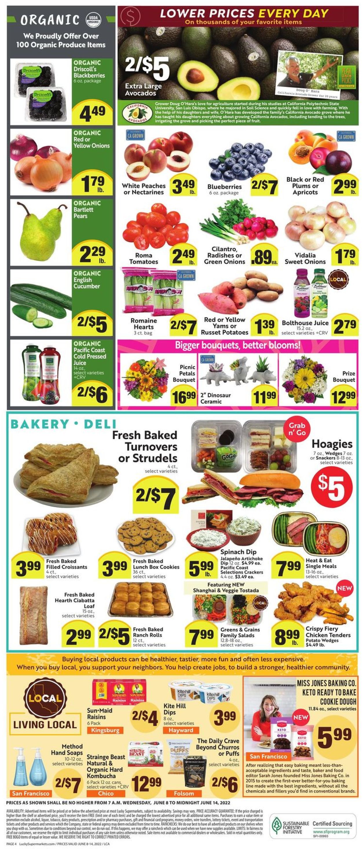 Lucky Supermarkets Weekly Ad Circular - valid 06/08-06/14/2022 (Page 4)