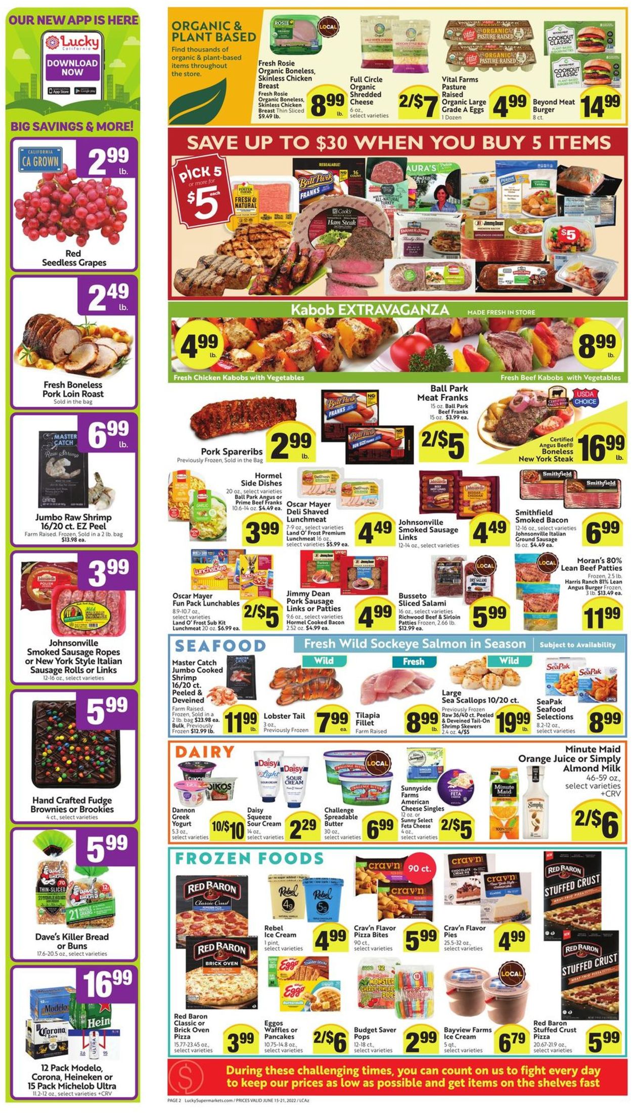 Lucky Supermarkets Weekly Ad Circular - valid 06/15-06/21/2022 (Page 2)