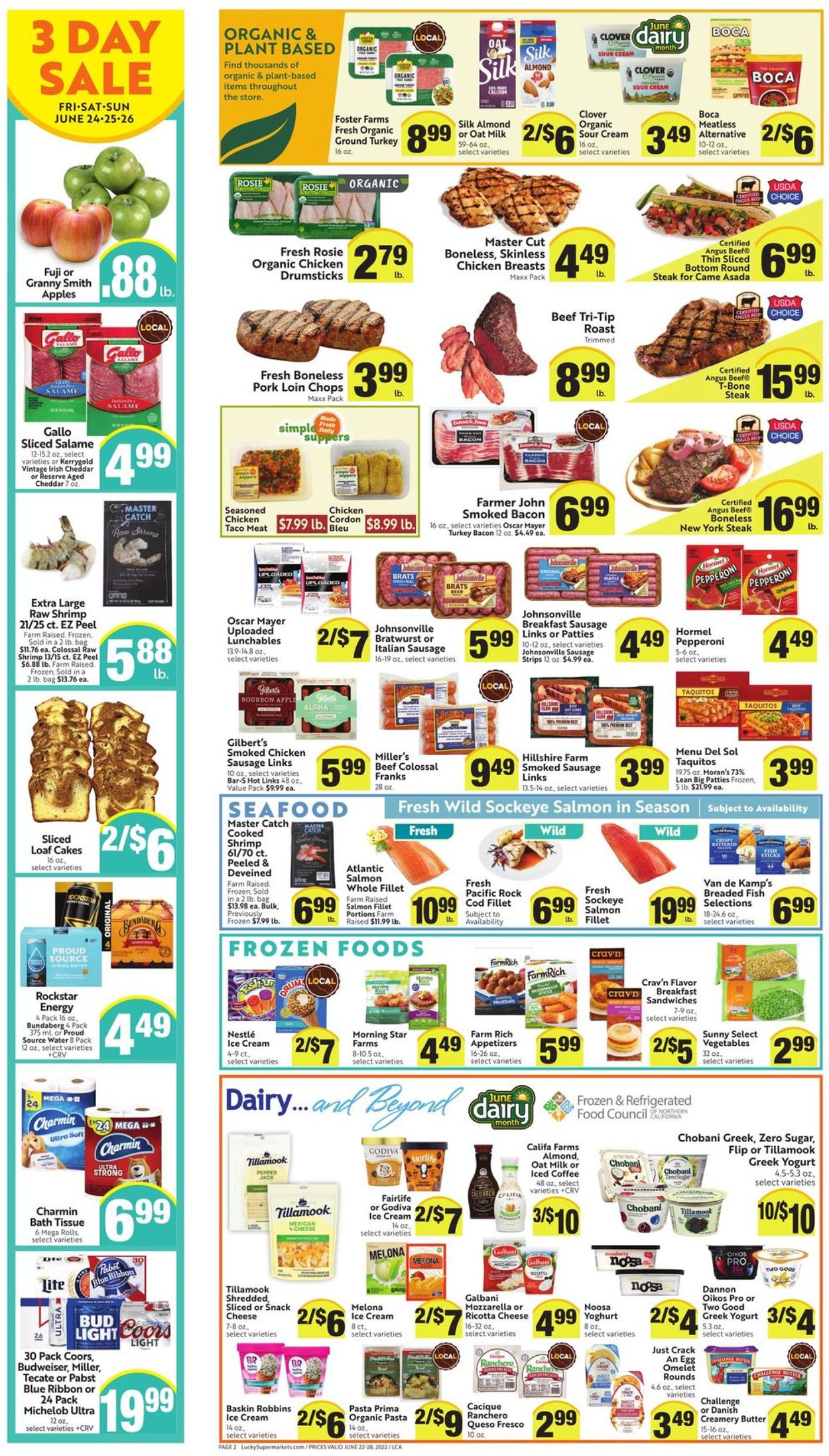 Lucky Supermarkets Weekly Ad Circular - valid 06/22-06/28/2022 (Page 2)