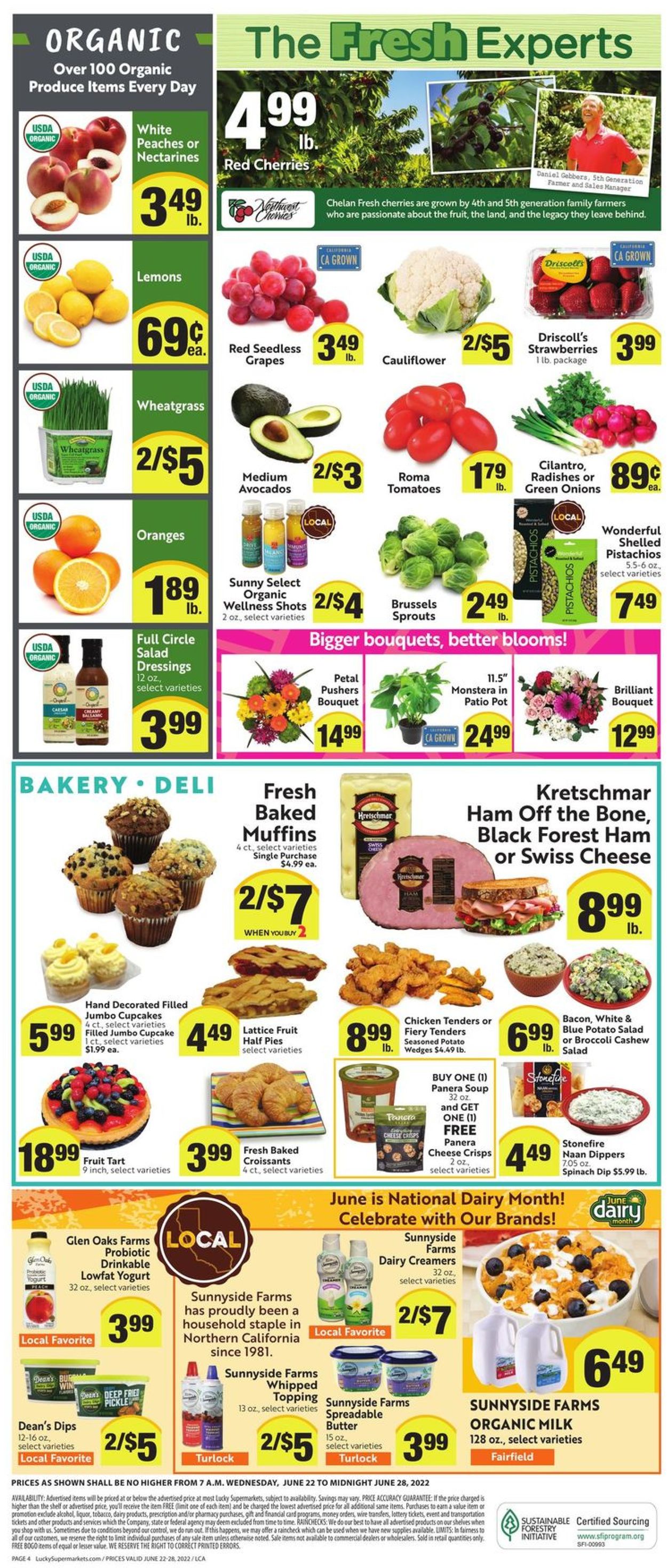 Lucky Supermarkets Weekly Ad Circular - valid 06/22-06/28/2022 (Page 4)