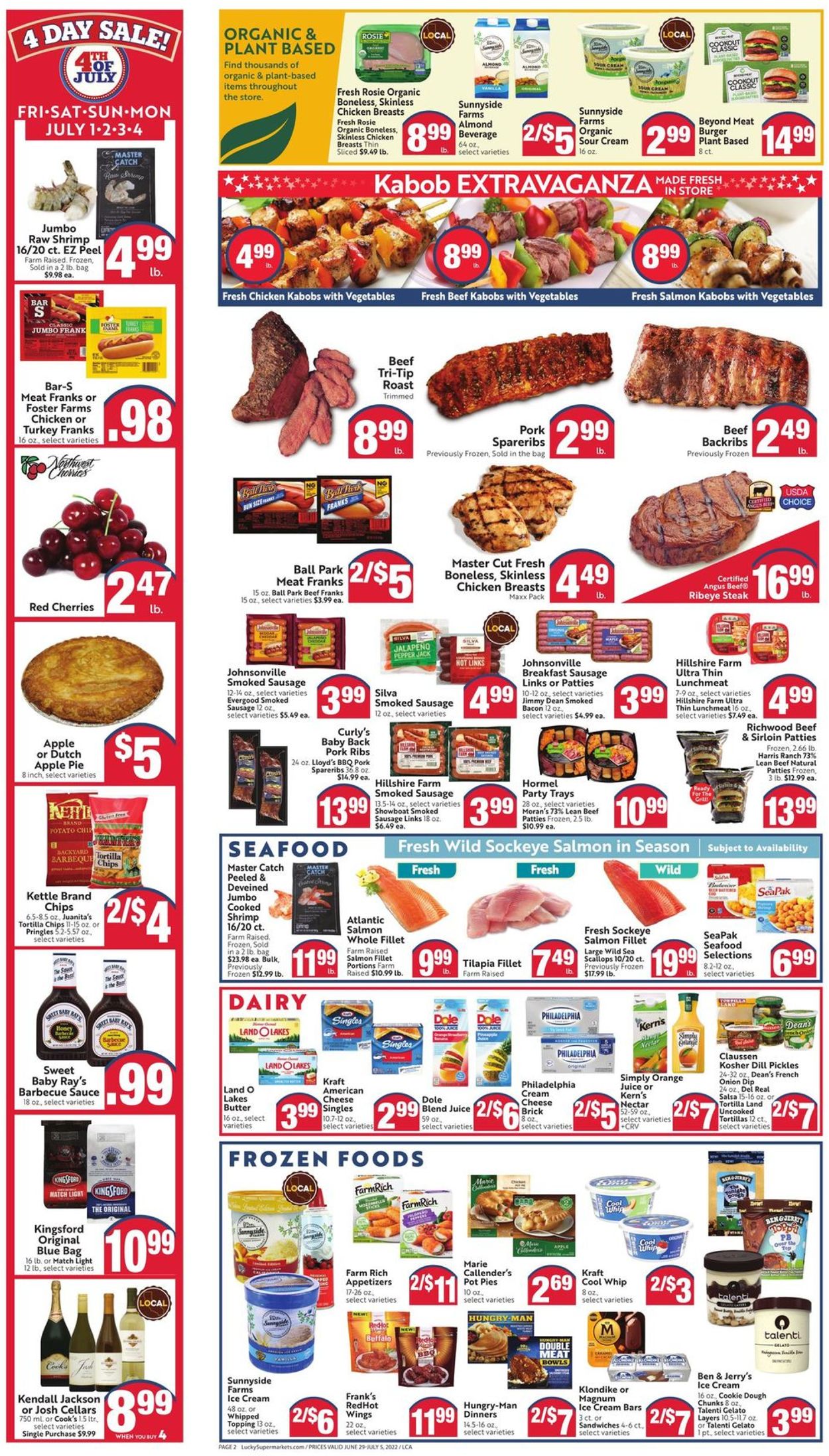 Lucky Supermarkets - 4th of July Sale Weekly Ad Circular - valid 06/29-07/05/2022 (Page 2)