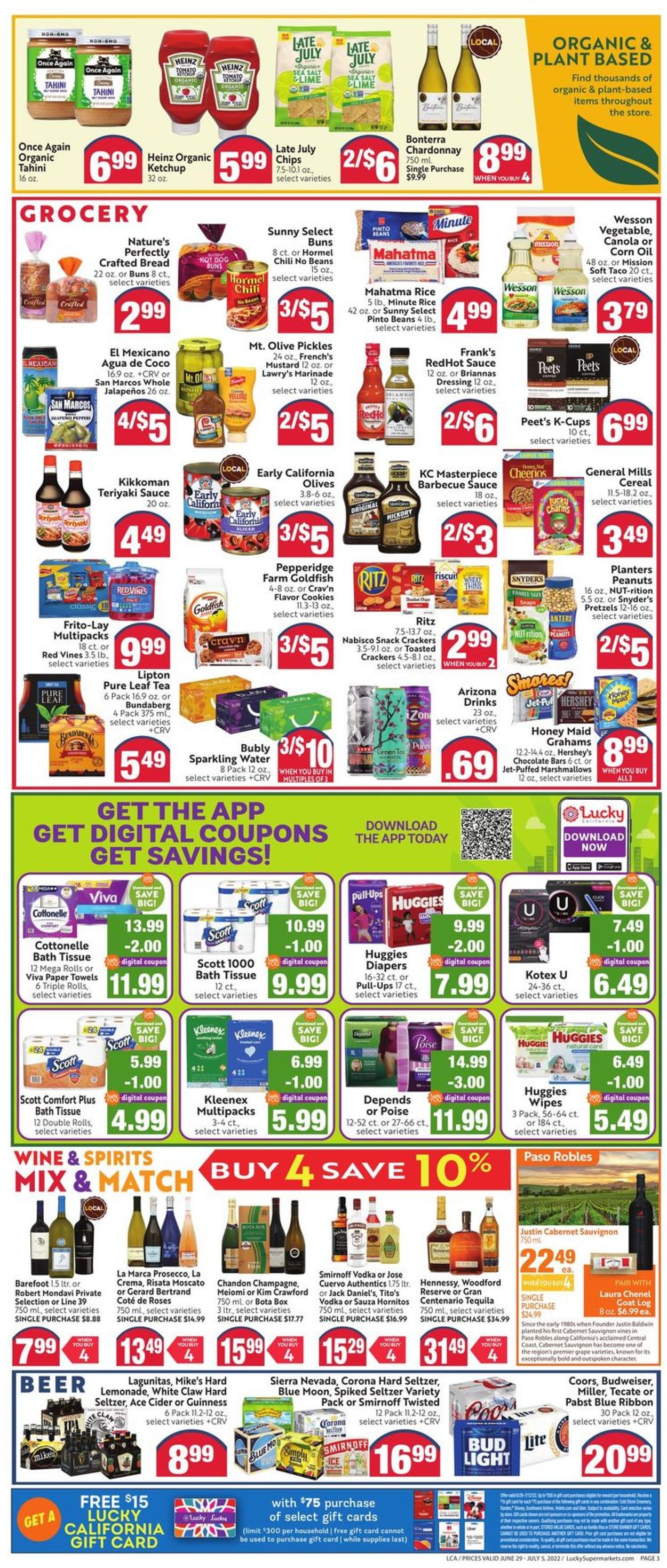 Lucky Supermarkets - 4th of July Sale Weekly Ad Circular - valid 06/29-07/05/2022 (Page 3)