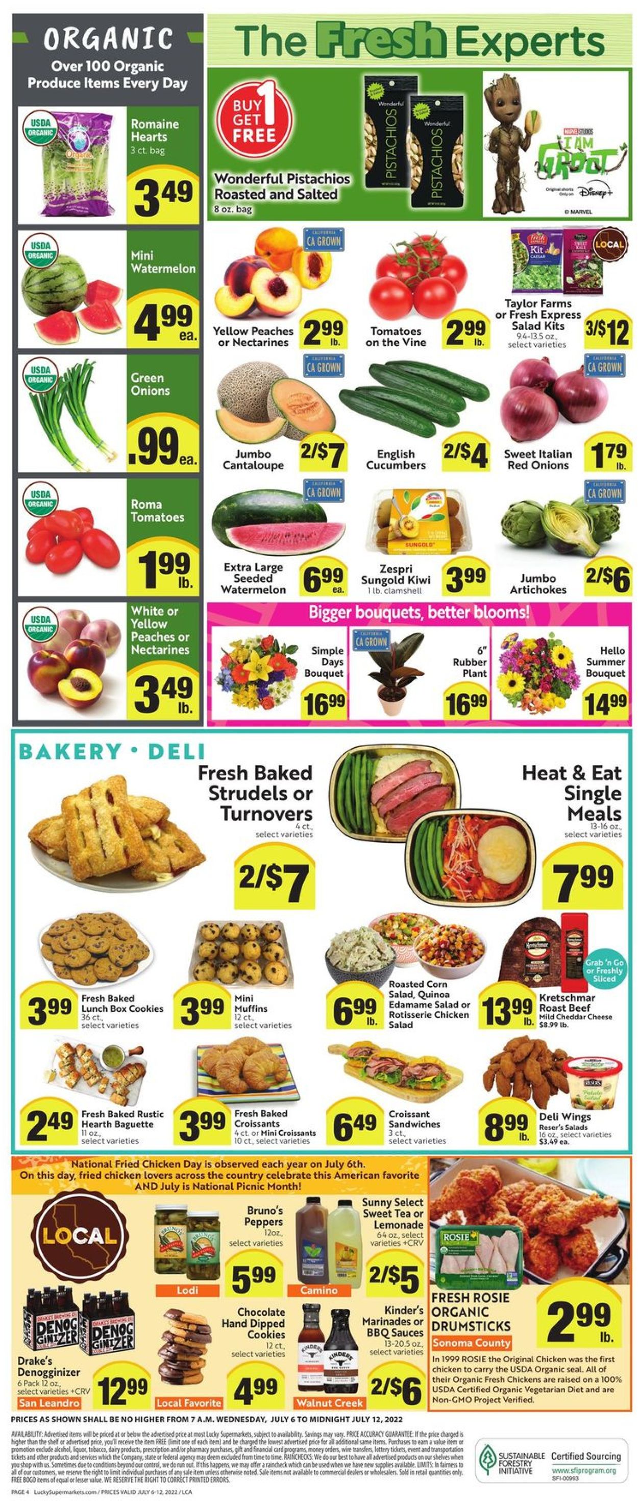 Lucky Supermarkets Weekly Ad Circular - valid 07/06-07/12/2022 (Page 4)