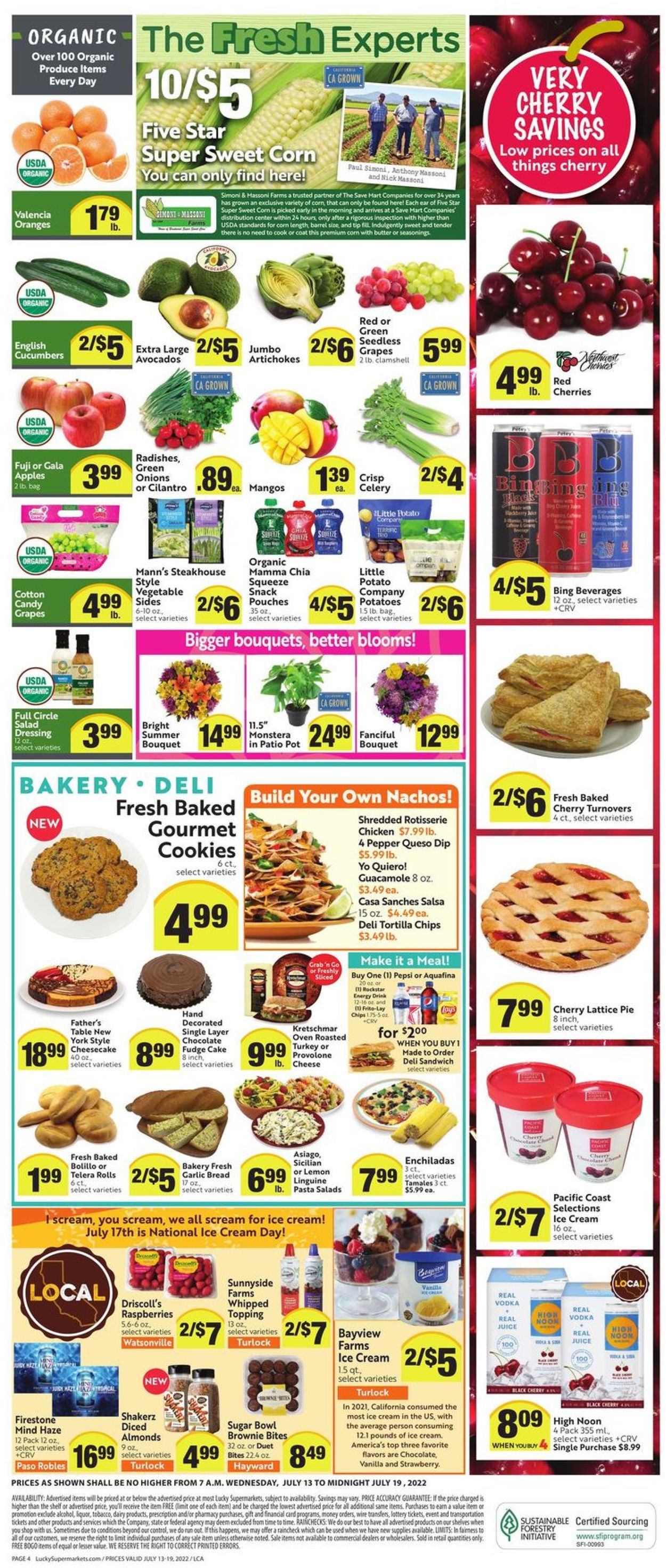 Lucky Supermarkets Weekly Ad Circular - valid 07/13-07/19/2022 (Page 4)