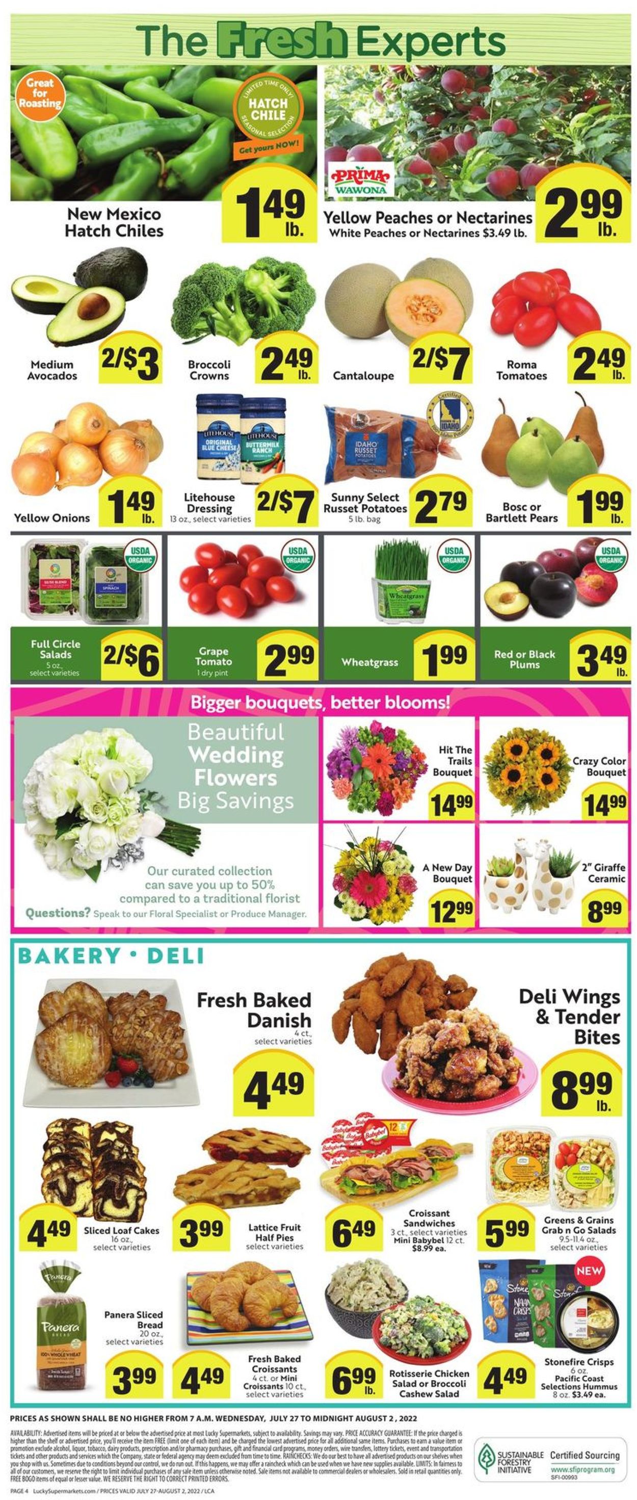 Lucky Supermarkets Weekly Ad Circular - valid 07/27-08/02/2022 (Page 4)