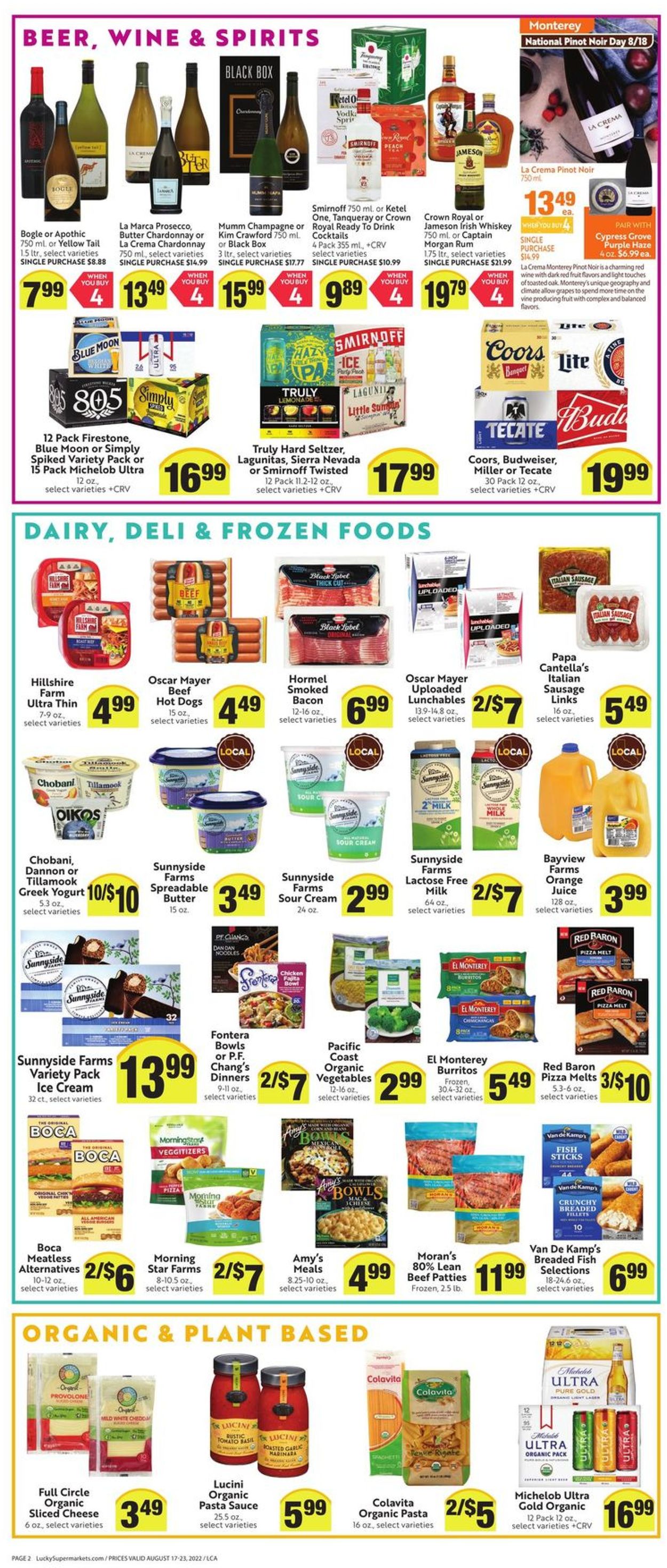 Lucky Supermarkets Weekly Ad Circular - valid 08/17-08/23/2022 (Page 2)