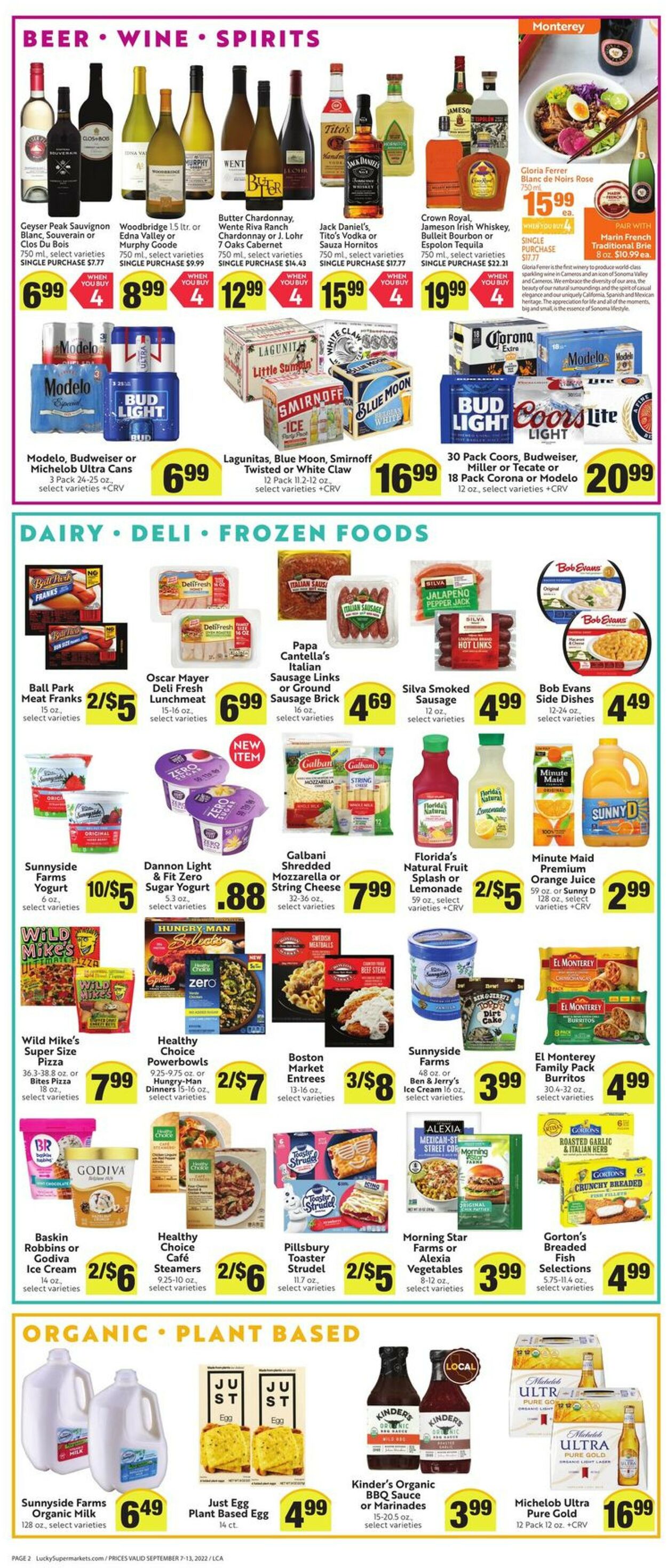 Lucky Supermarkets Weekly Ad Circular - valid 09/07-09/13/2022 (Page 2)