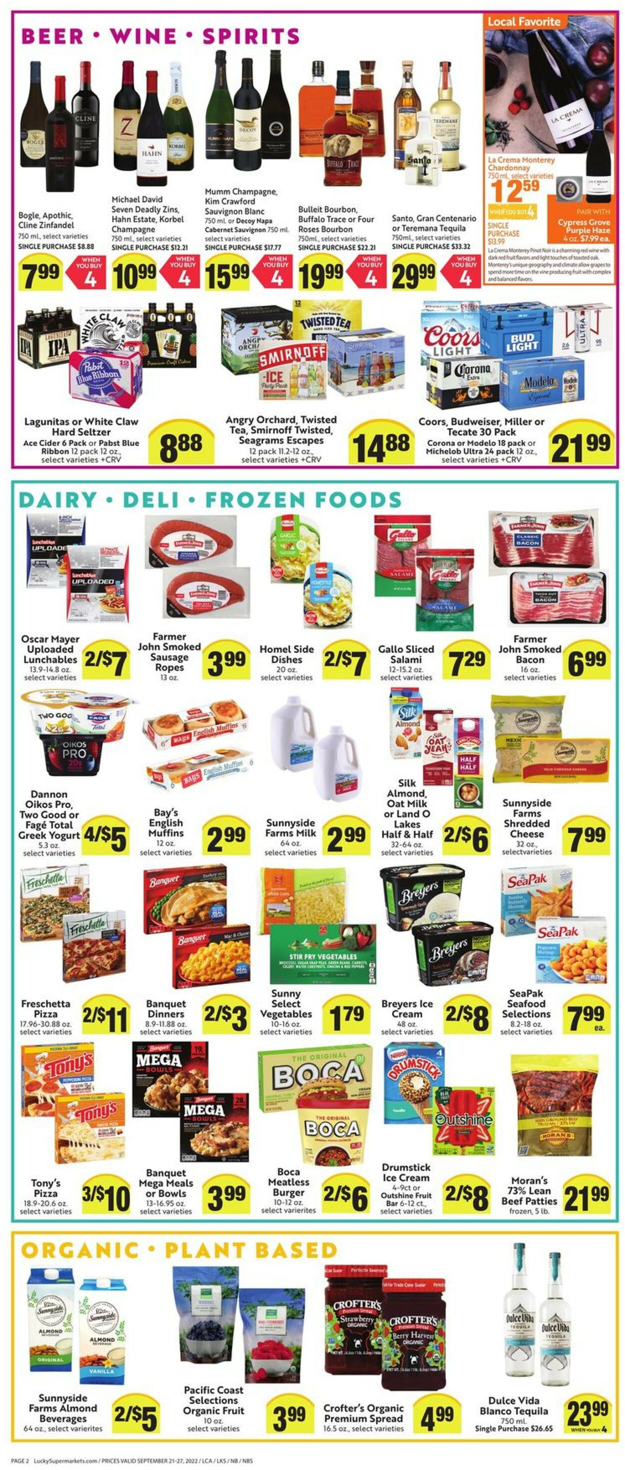 Lucky Supermarkets Weekly Ad Circular - valid 09/21-09/27/2022 (Page 2)