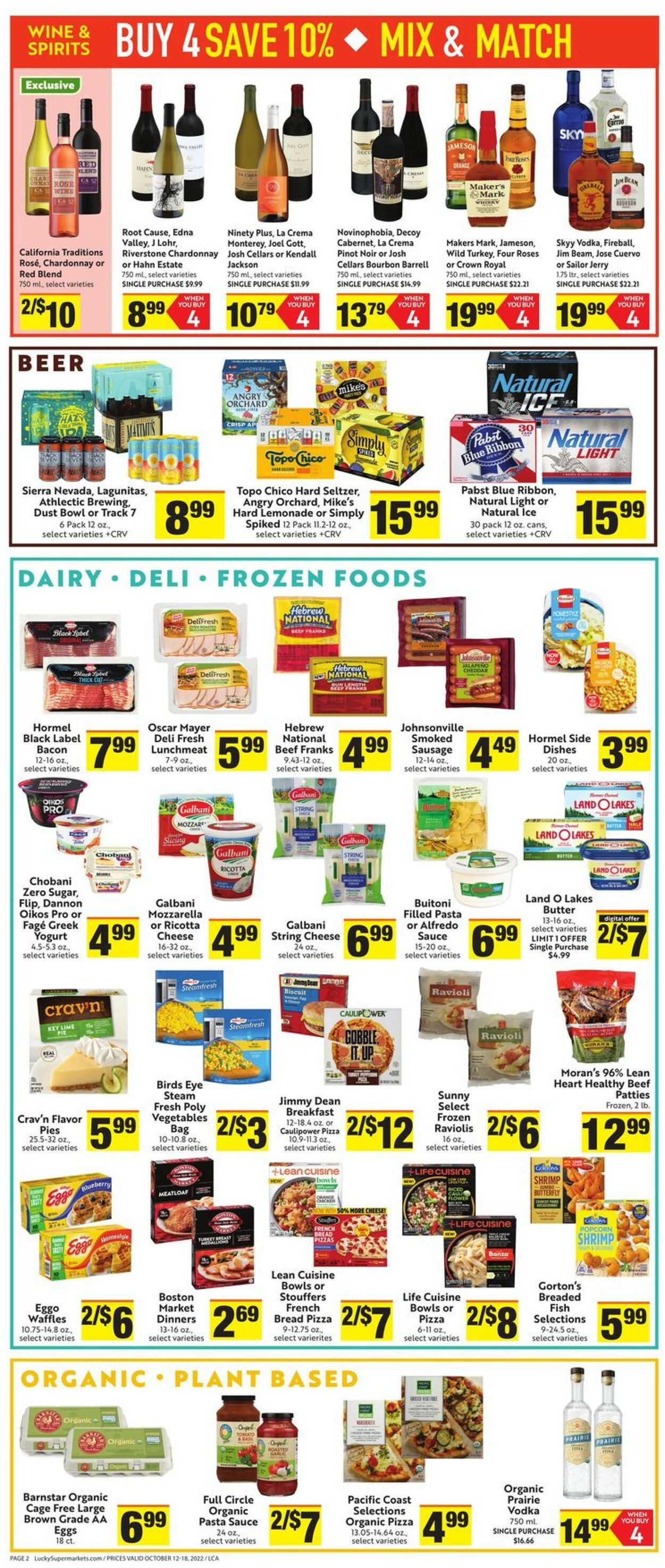 Lucky Supermarkets Weekly Ad Circular - valid 10/12-10/18/2022 (Page 2)