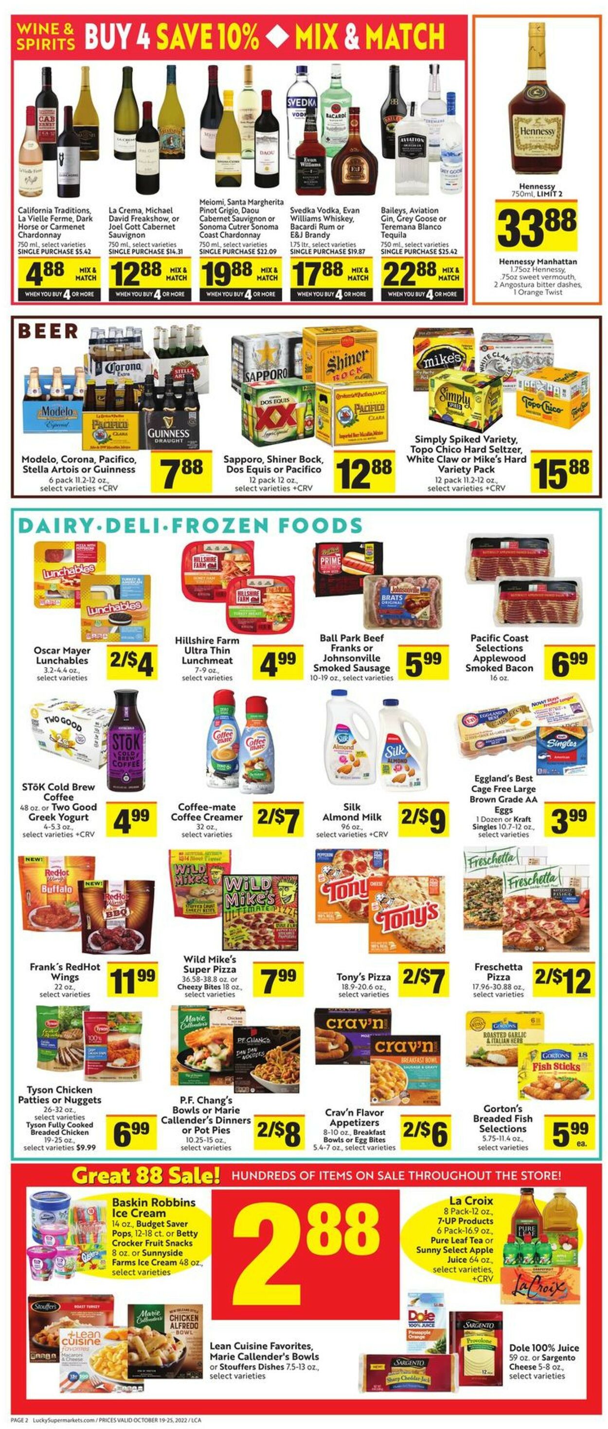 Lucky Supermarkets Weekly Ad Circular - valid 10/19-10/25/2022 (Page 2)