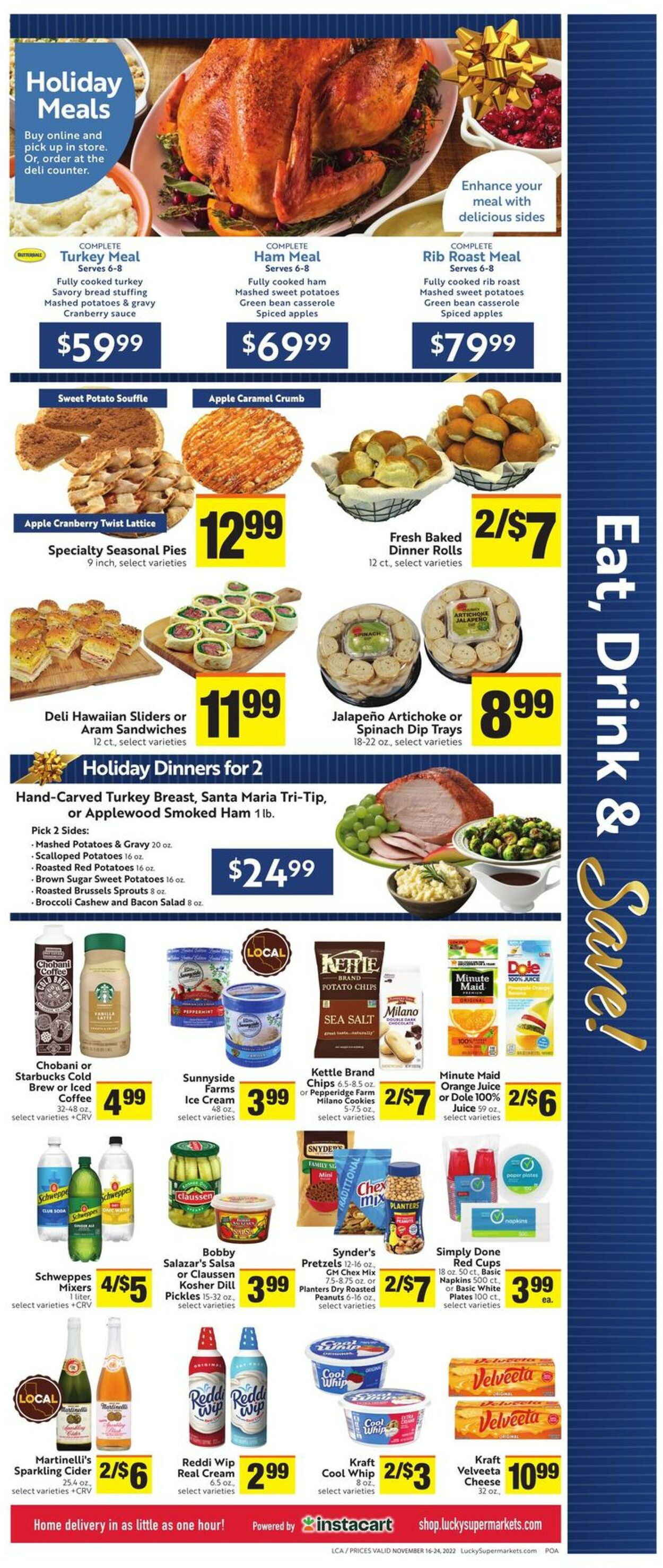 Lucky Supermarkets Weekly Ad Circular - valid 11/16-11/24/2022 (Page 5)
